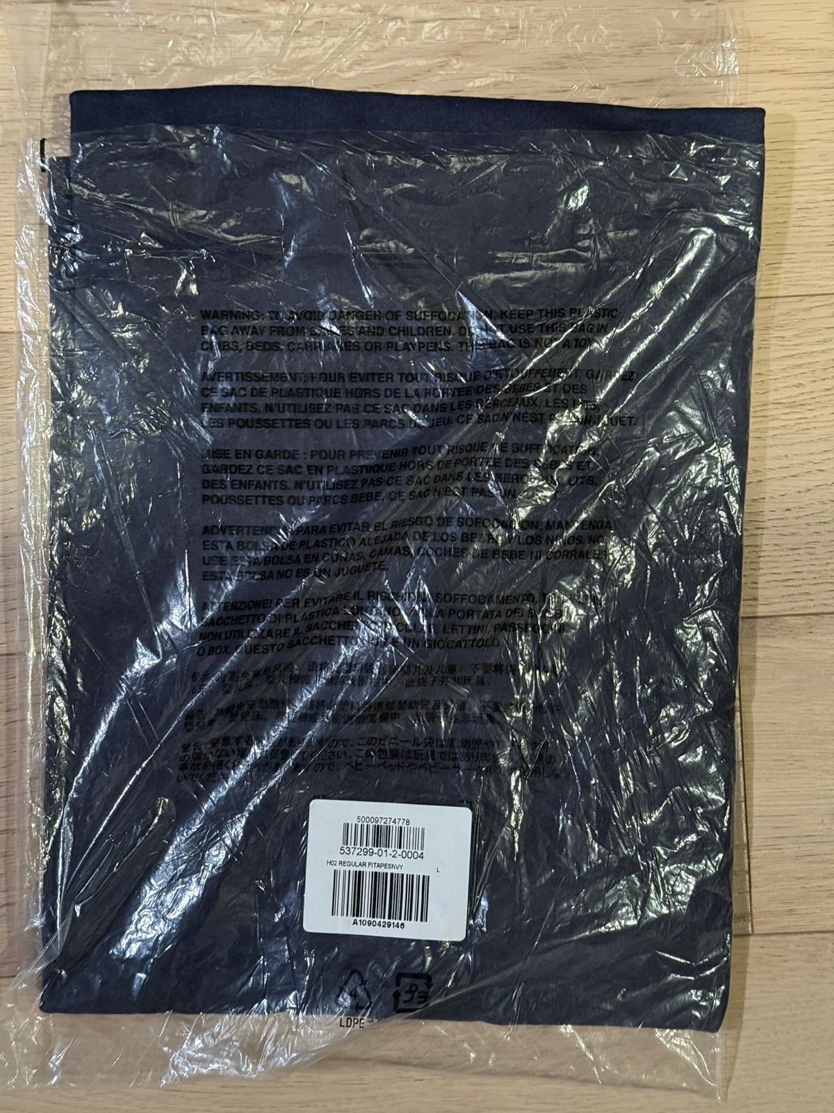 Gap × Yeezy Yeezy Gap Blank Tee H02 Navy Large Size US L / EU 52-54 / 3 - 2 Thumbnail