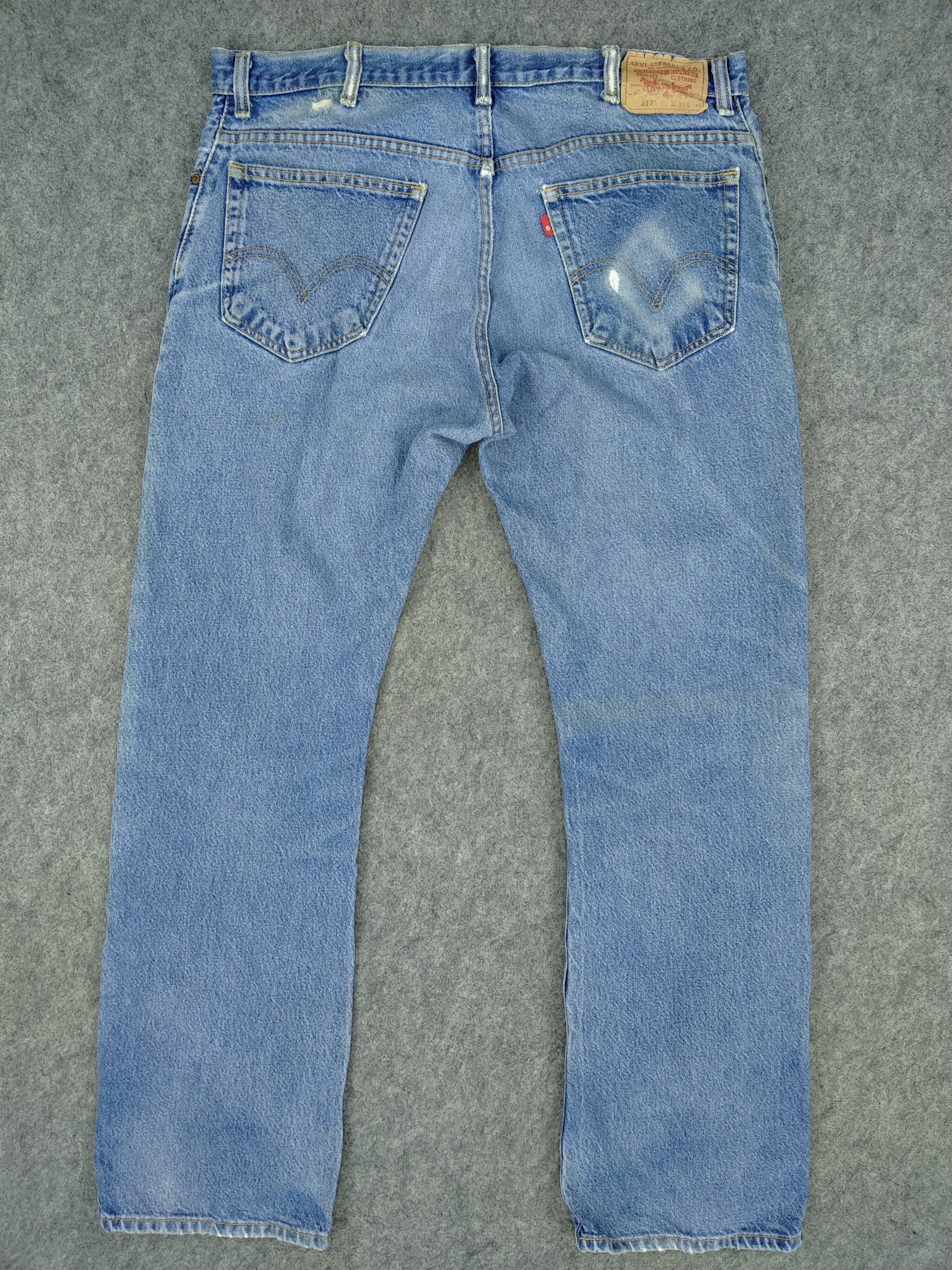 Levi's Boot Cut Vintage Levi's 517 Jeans 39x34.5 Denim -JN1038 Size US 39 - 2 Thumbnail