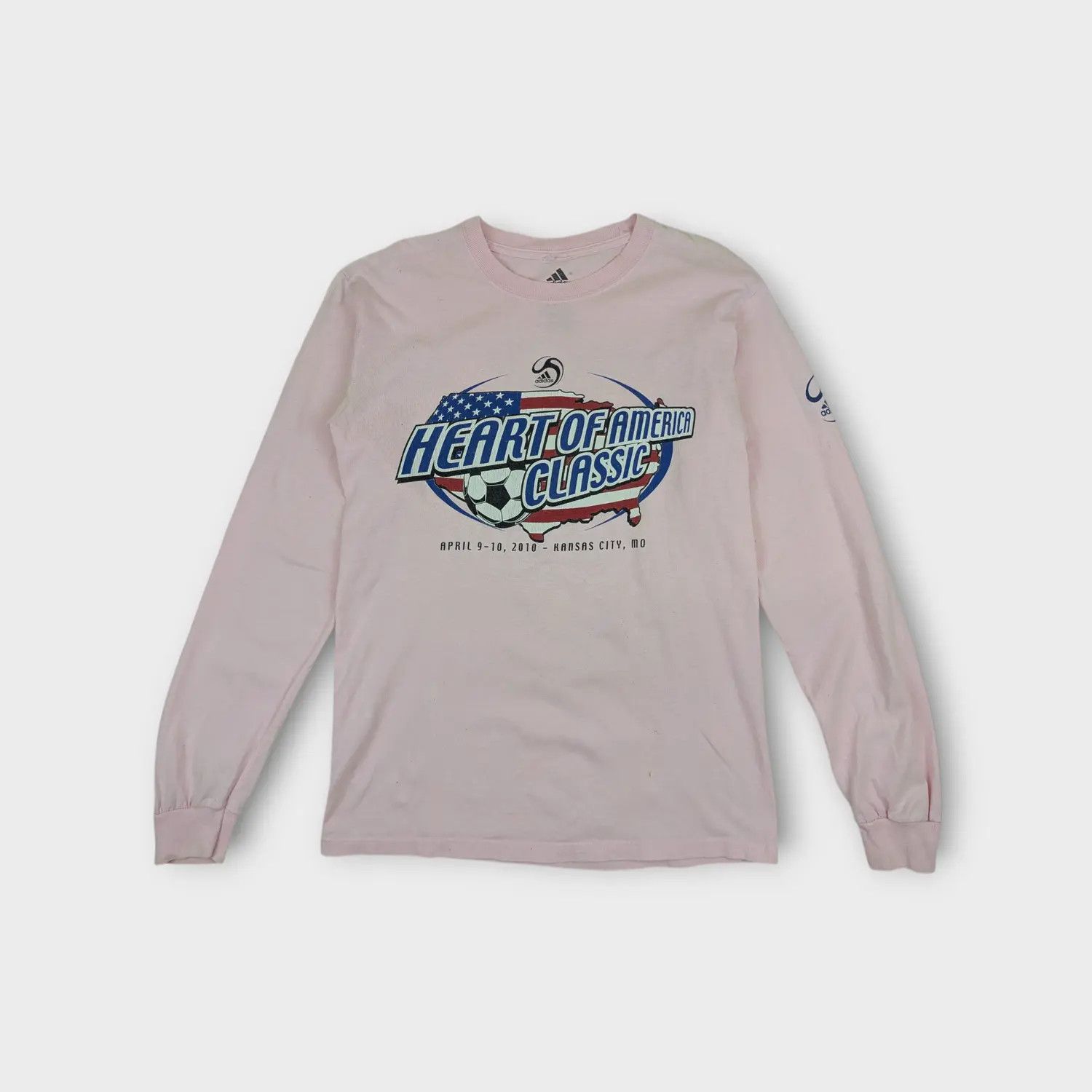 Adidas ADIDAS 2010 Heart Of America MLS Soccer Long Sleeve T-Shirt Size US S / EU 44-46 / 1 - 1 Thumbnail