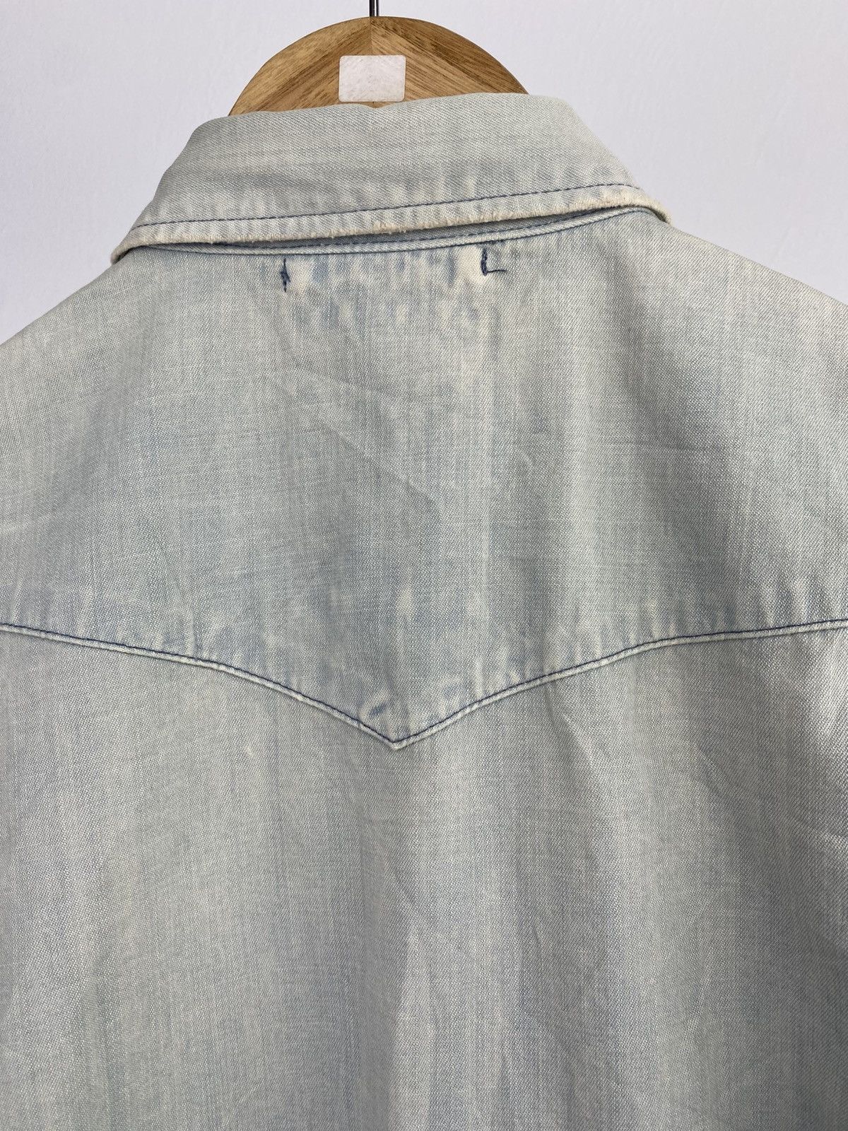 Sasquatchfabrix SS11 Sasquatchfabrix "Zearchy" Distressed Denim Shirt Size US S / EU 44-46 / 1 - 10 Thumbnail