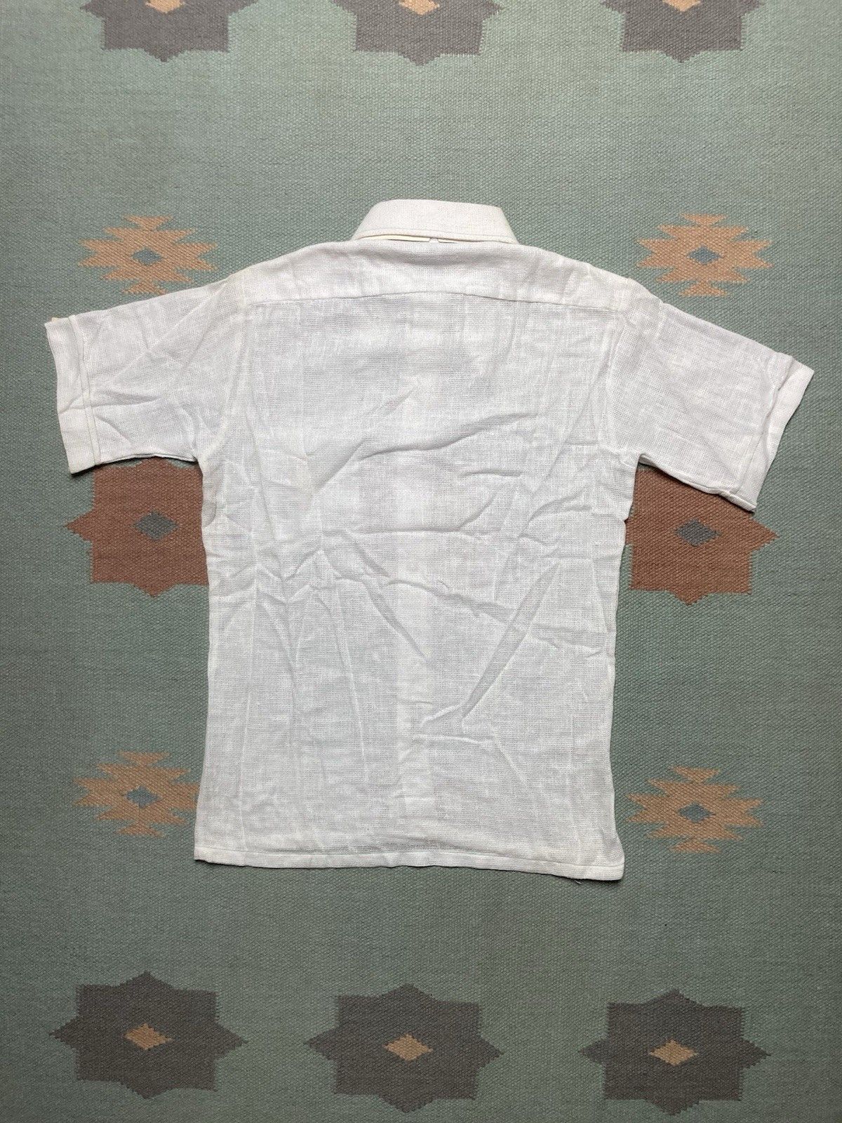 Vintage NEW 70s polo shirt campus mesh sheer summer DEADSTOCK small Size US S / EU 44-46 / 1 - 7 Thumbnail
