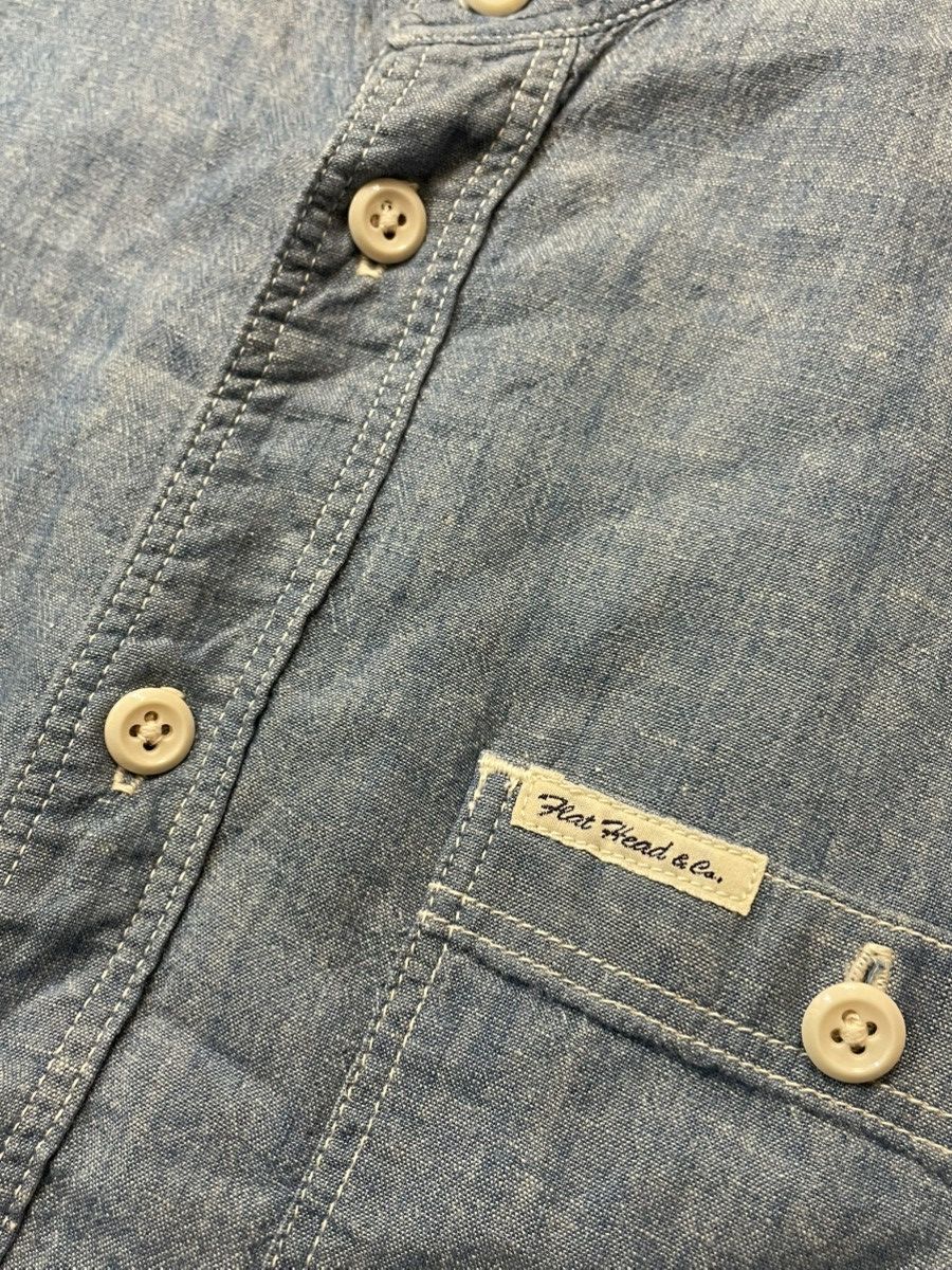 The Flat Head The Flat Head Japan Denime Selvedge Button Up Shirt Size US M / EU 48-50 / 2 - 16 Thumbnail
