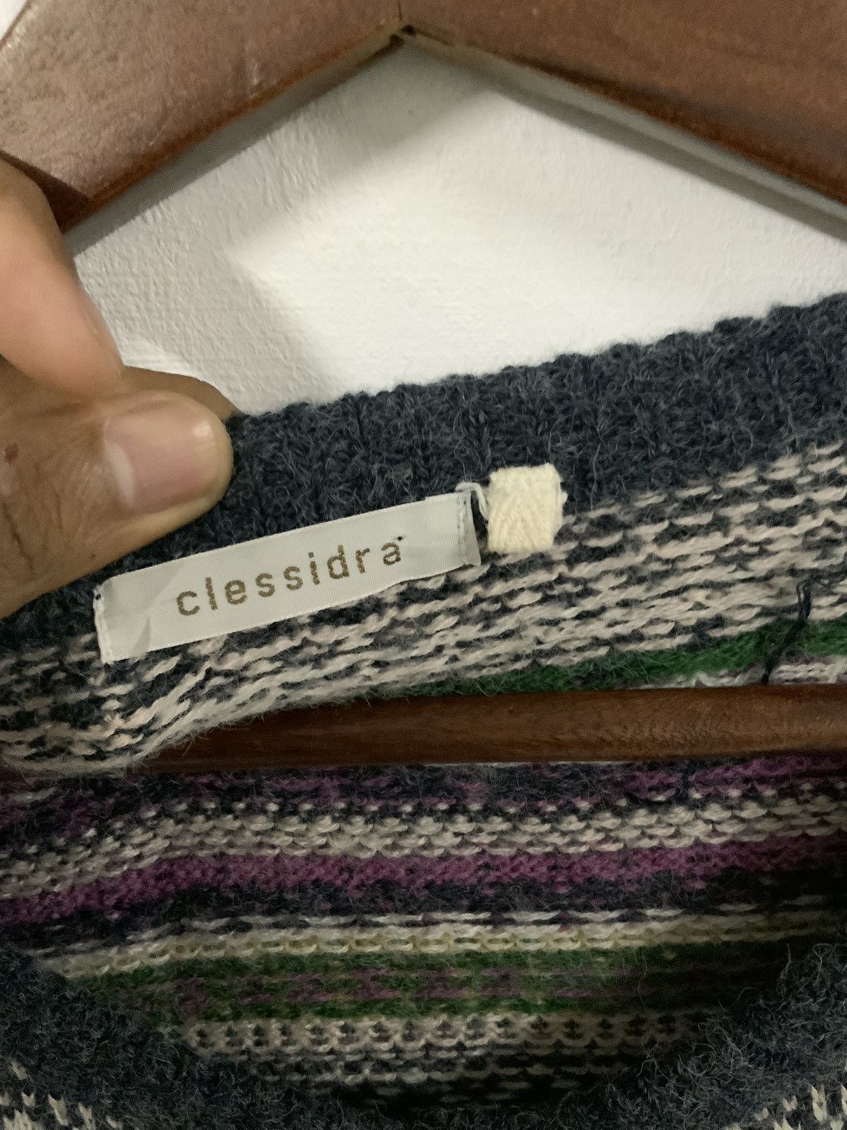 Japanese Brand Clessidra Native Avant Garde Handknit Knit Sweater Size US M / EU 48-50 / 2 - 7 Thumbnail