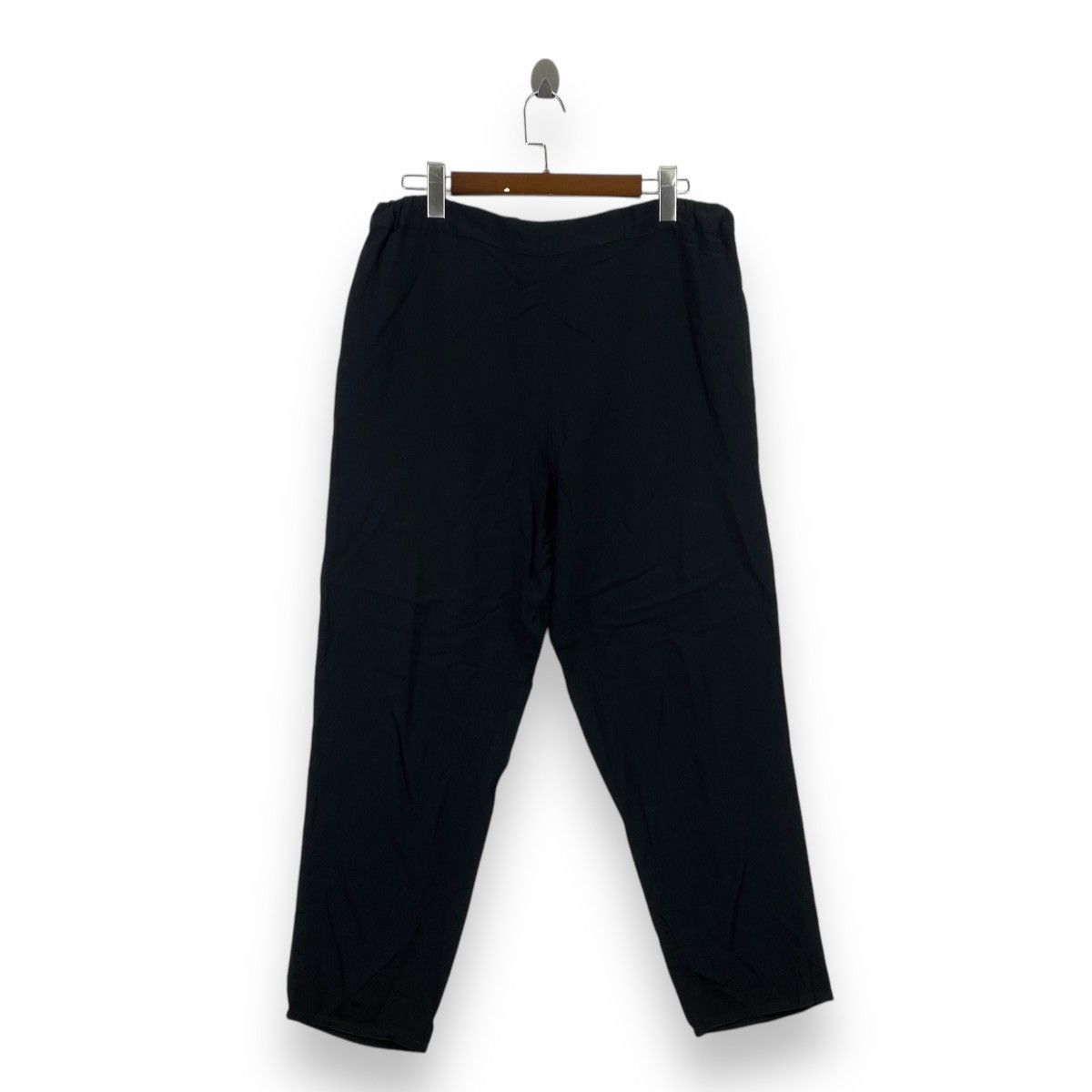 Vintage SIG.UORA By PAOLA ANTONINI Black Tapered Pants Women’s Size 34" / US 12 / IT 48 - 3 Thumbnail