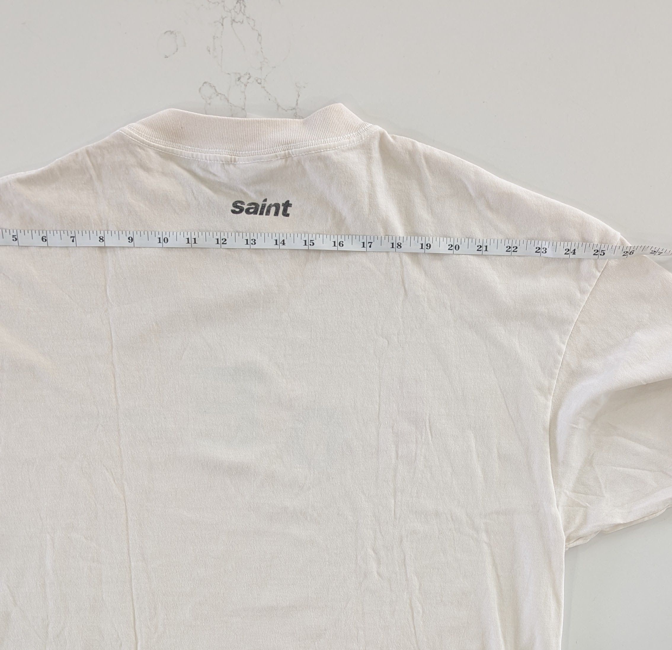 Saint Michael Saint Michael Love Song T-Shirt White XXL Size US XXL / EU 58 / 5 - 12 Thumbnail