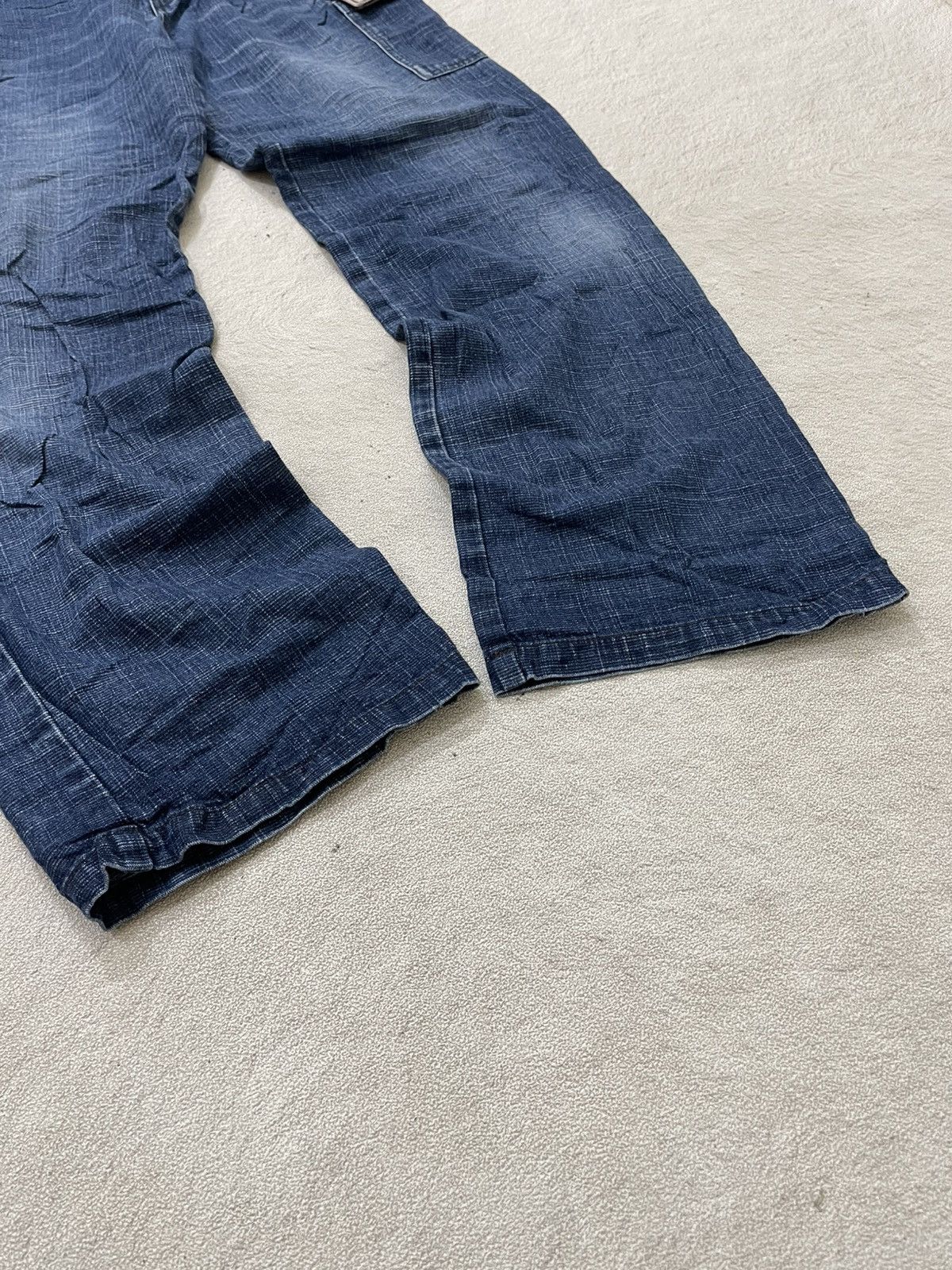 Japanese Brand 2000s Drug Japan Cargo Denim Washed Distressed Y2K Size US 32 / EU 48 - 3 Thumbnail