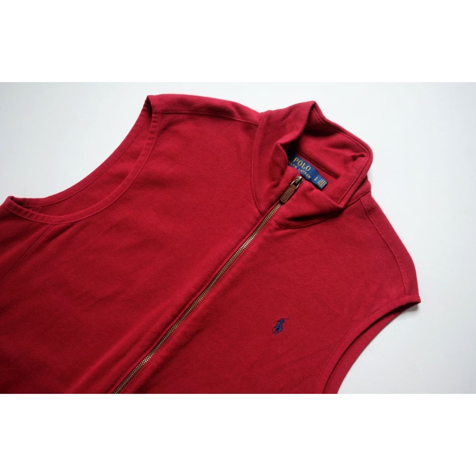 Ralph Lauren VINTAGE Ralph Lauren Polo Full Zip Sweatshirt VTG Y2K Retro Red Size US L / EU 52-54 / 3 - 4 Thumbnail