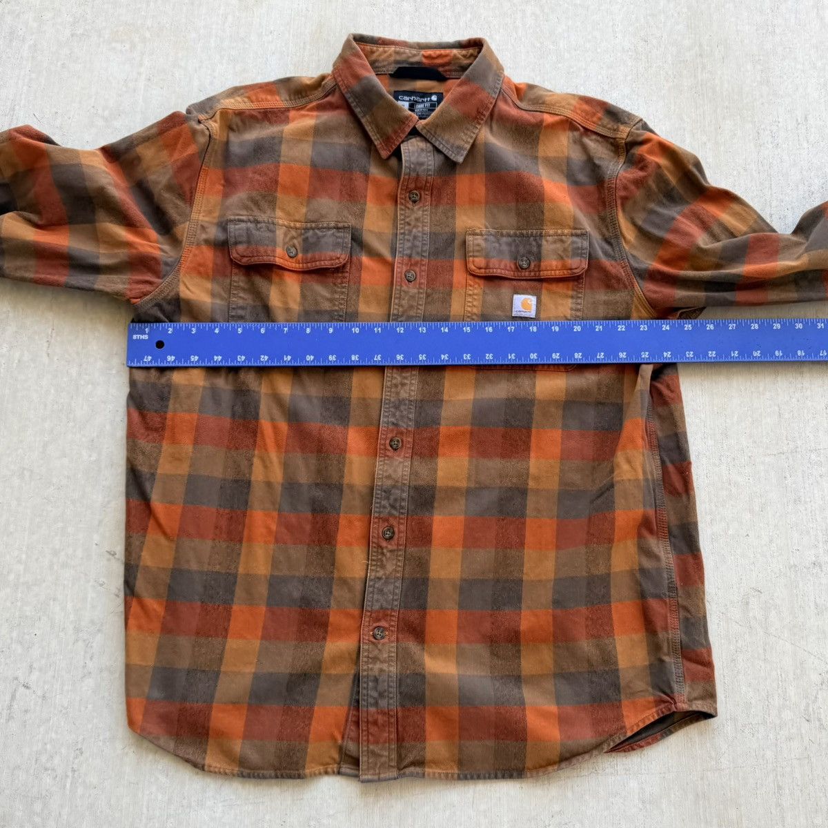 Carhartt Carhartt Loose Fit Men’s X-Large Flannel Button Up Plaid Size US XL / EU 56 / 4 - 4 Thumbnail