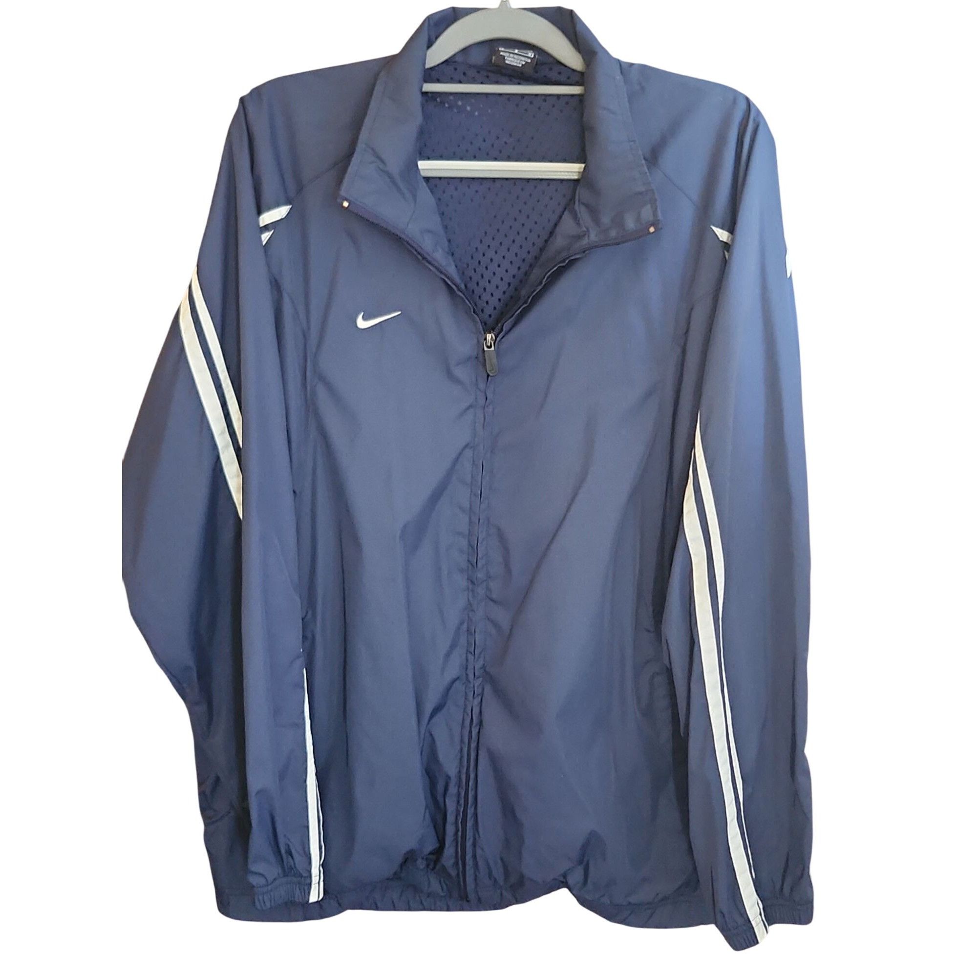 Nike Nike Windbreaker Track Jacket Vtg 90s Blue Mens Size L Full Size US L / EU 52-54 / 3 - 1 Thumbnail