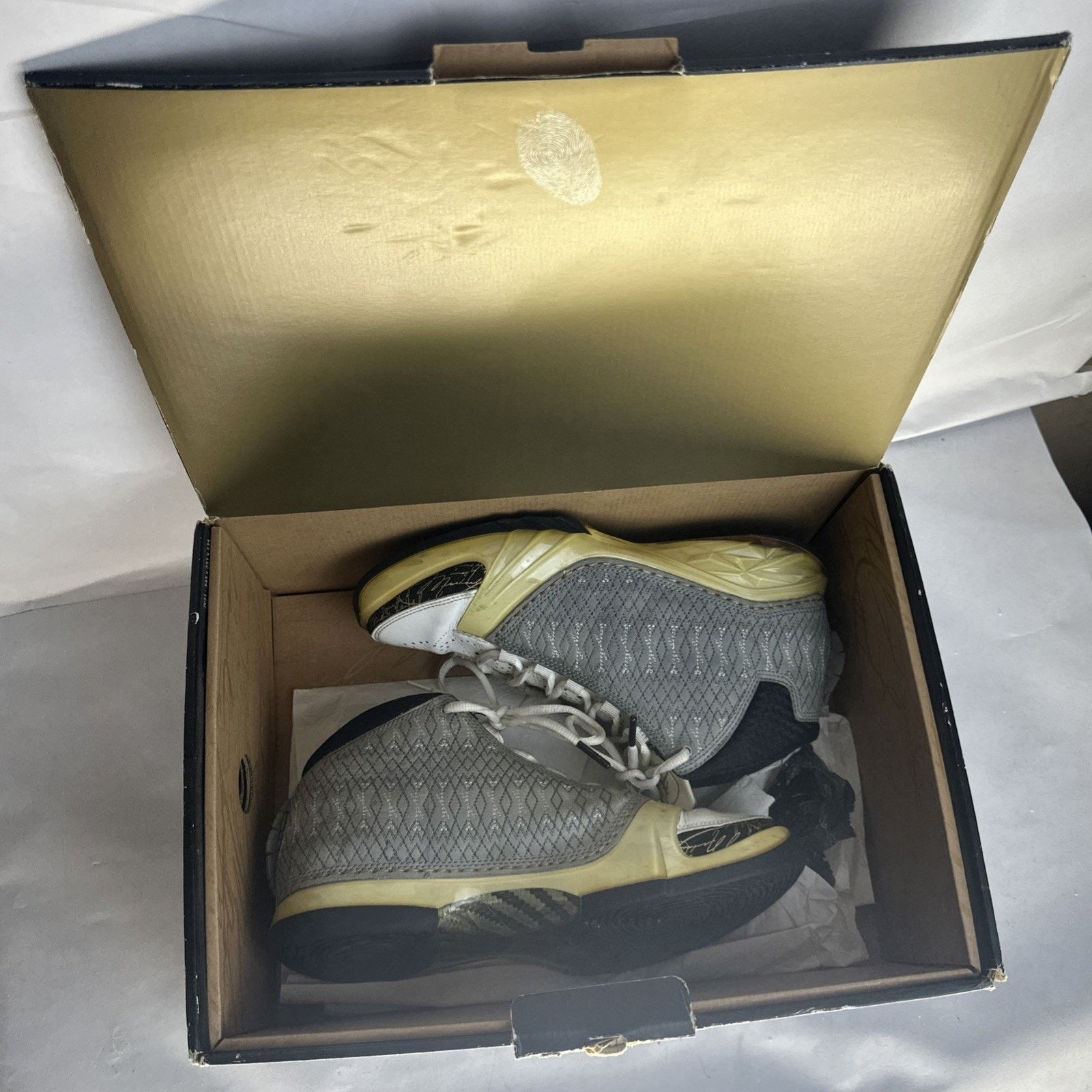 Jordan Brand Nike Air Jordan 23 XX3 OG White Stealth 2008 US 8 Size US 8.5 / EU 41-42 - 11 Thumbnail