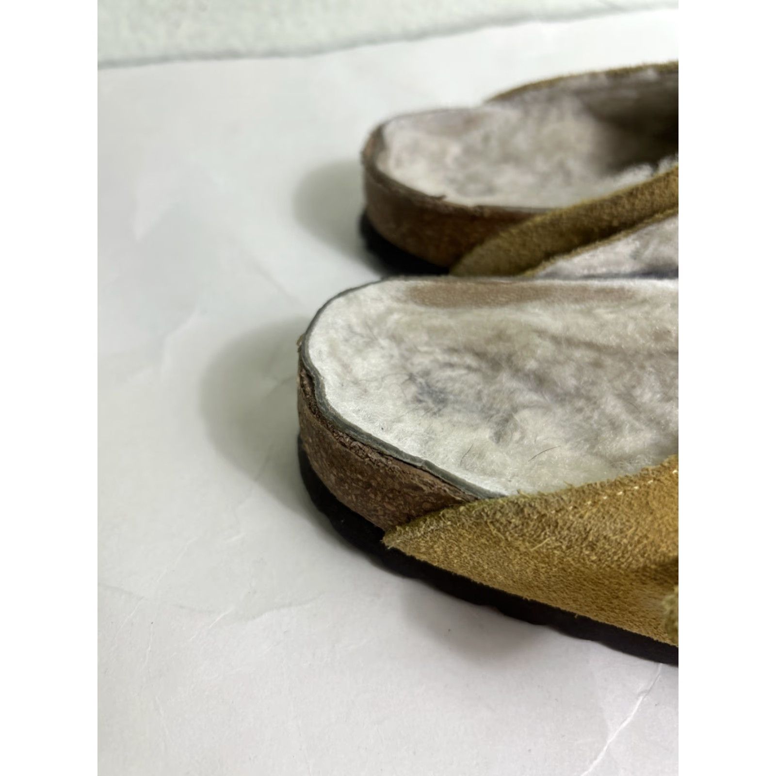 Birkenstock Birkenstock Boston Shearling Women Clog Suede Yellow Slip On 6 37 Sheepskin Size US 6 / IT 36 - 7 Thumbnail