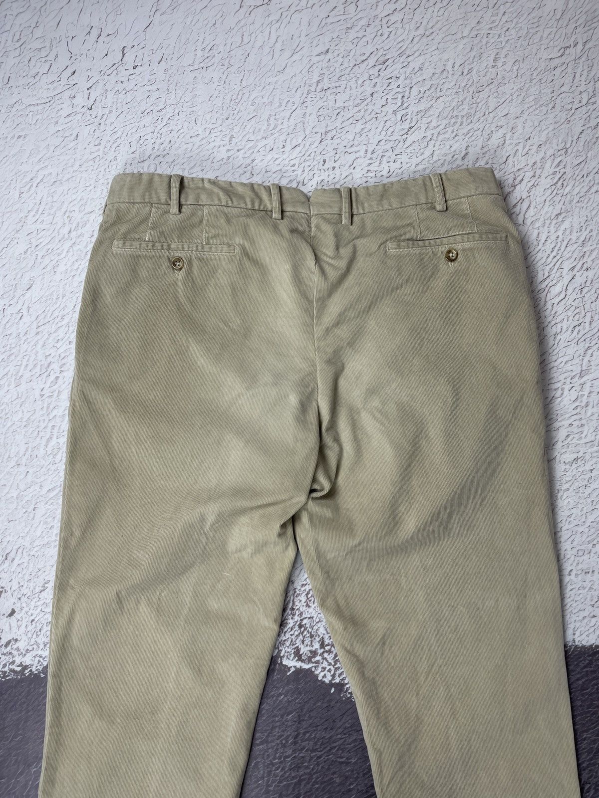 Incotex Incotex Venezia High comfort Flexcord beige corduroy pants Size US 38 / EU 54 - 17 Thumbnail