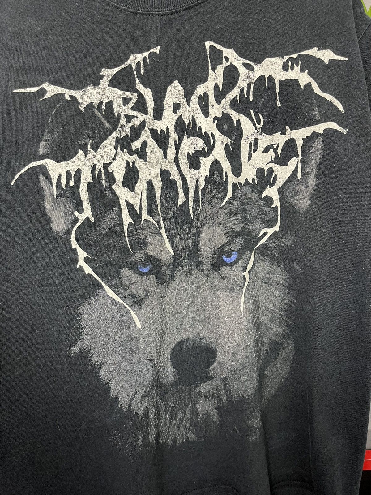 Band Tees × Vintage Rare vintage y2k Black Tongue wolf graphic metal band tee Size US M / EU 48-50 / 2 - 3 Thumbnail