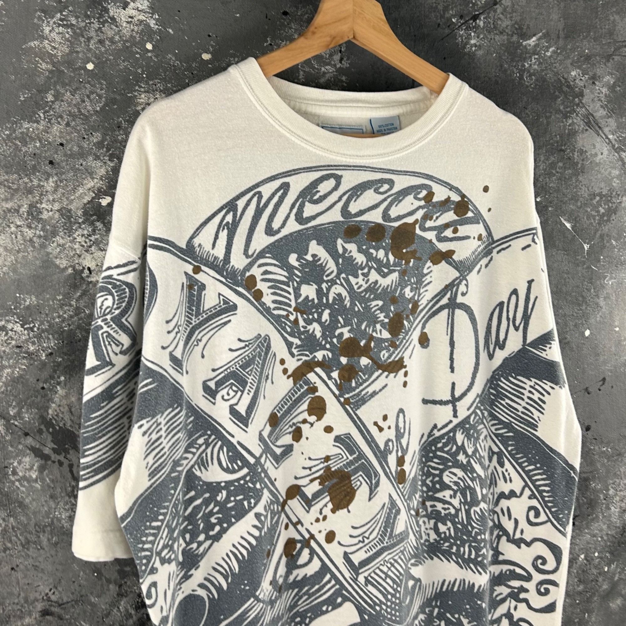 Mecca × Vintage Vintage Y2K Mecca USA grunge shirt Size US XL / EU 56 / 4 - 2 Thumbnail