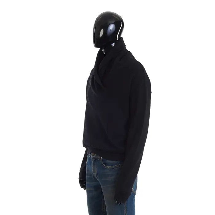 Saint Laurent Paris o1bcso1str0924 Shawl Neck Sweatshirt in Black Size US M / EU 48-50 / 2 - 3 Thumbnail
