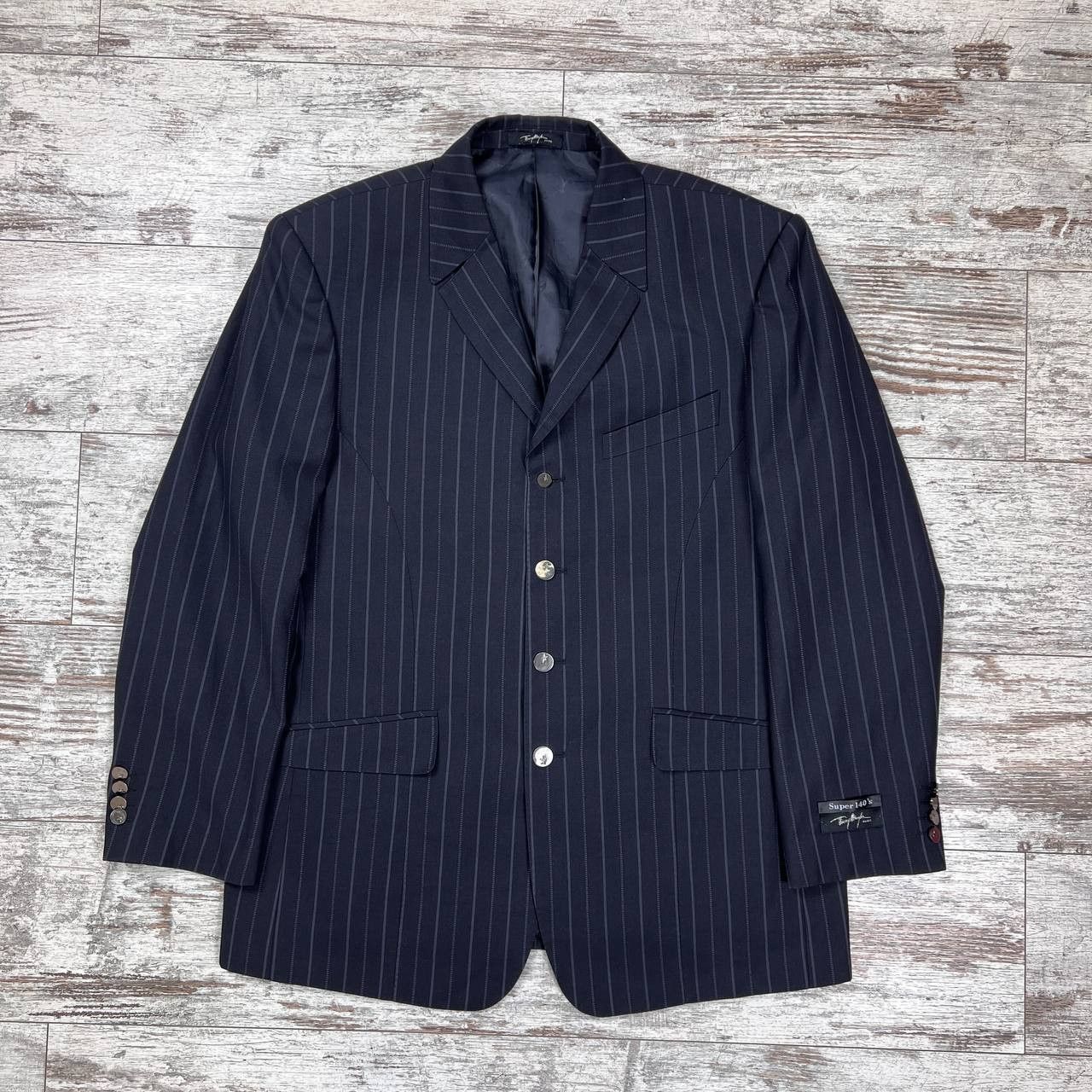 Mugler × Thierry Mugler Thierry Mugler Vintage Wool Striped Man