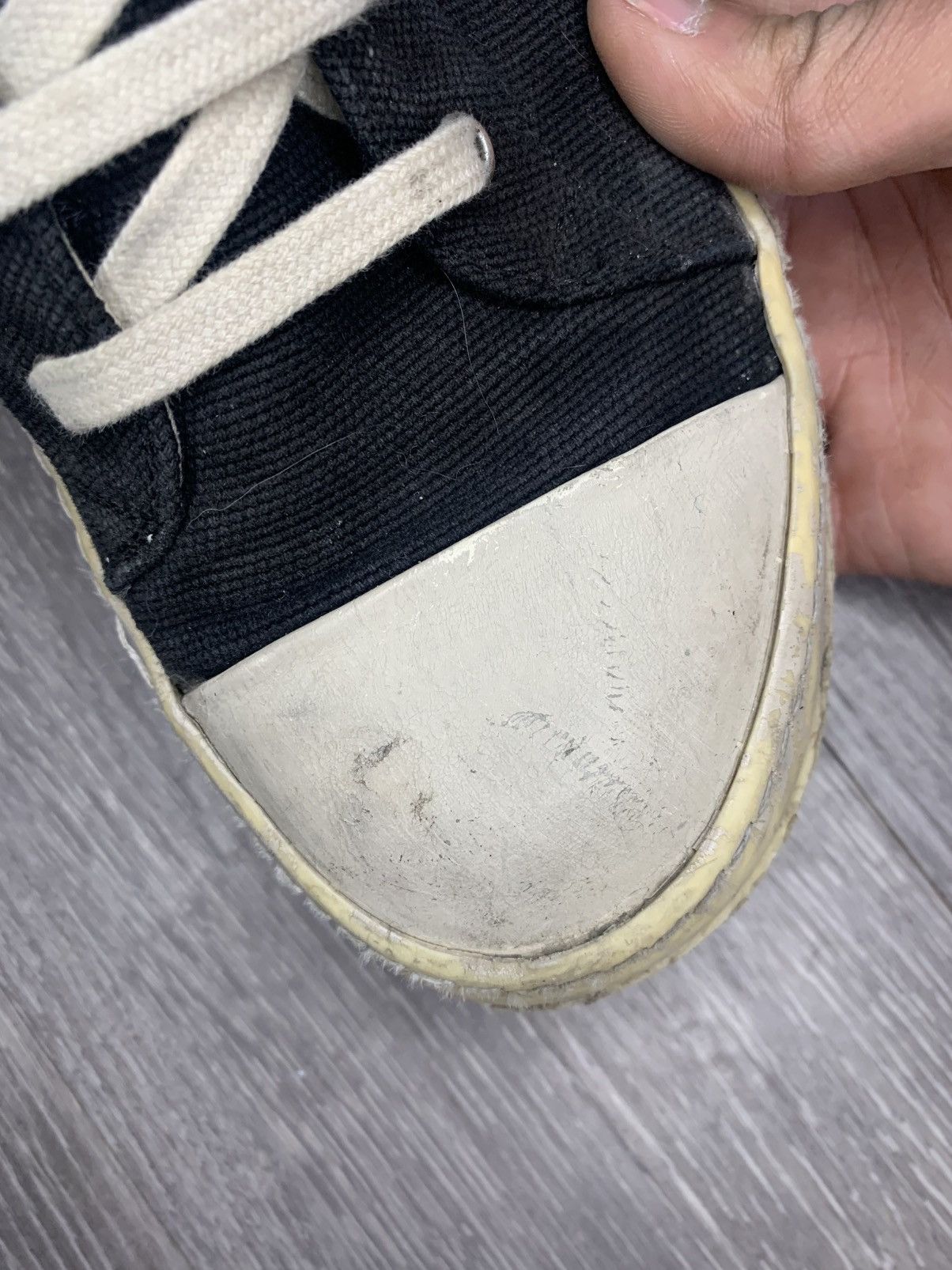 Rick Owens Drkshdw rick owen ramones high top Size US 10 / EU 43 - 14 Thumbnail