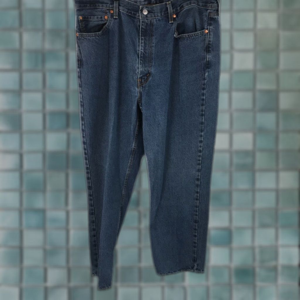 Levi's Levi's 550 Mens Jeans Straight Denim Blue 40X30 Regular Regular Mens Jeans 40X30 Blue Levi's 550 Jeans Size US 40 / EU 56 - 1 Thumbnail