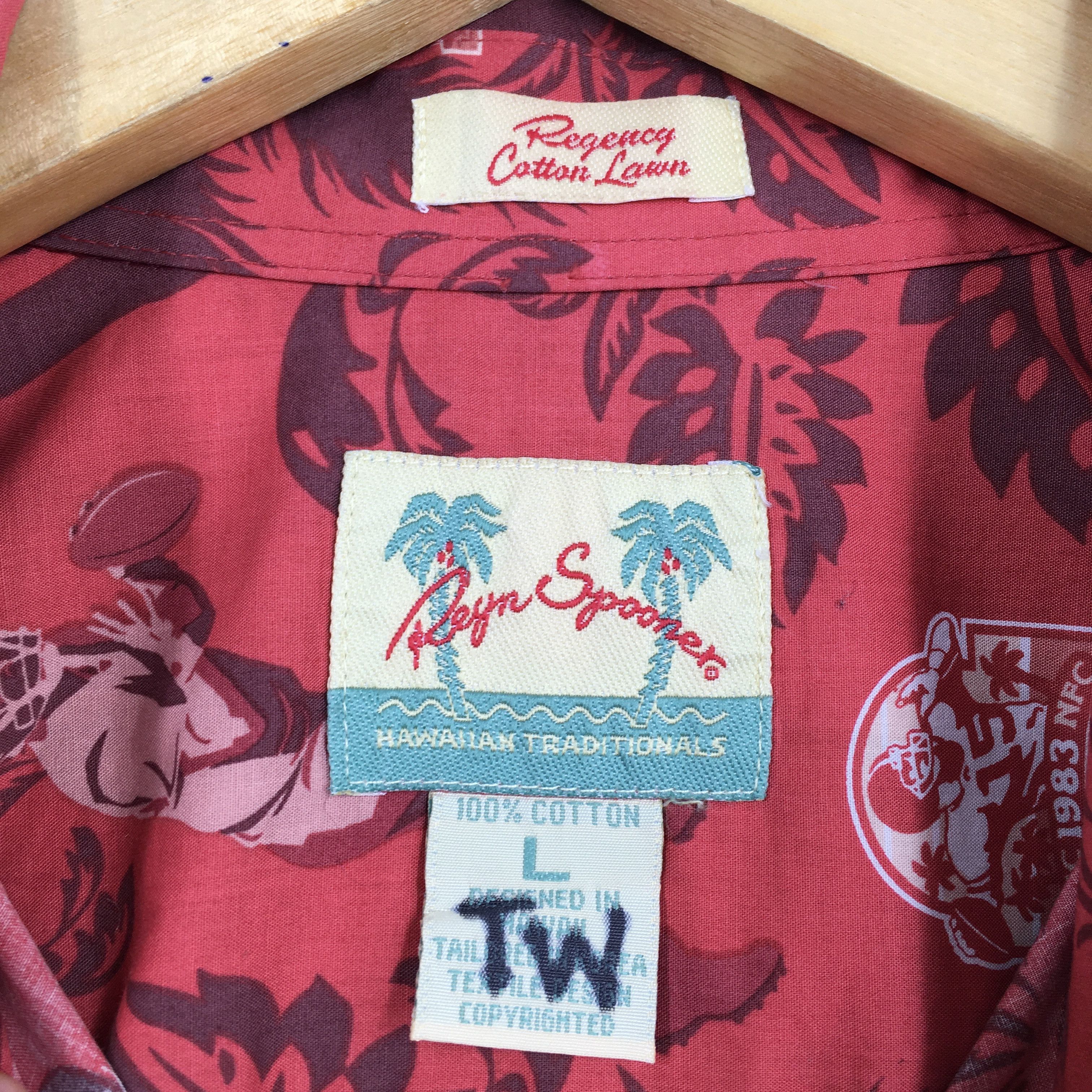 NFL × Reyn Spooner Vintage Reyn Spooner NFL Pro Bowl Hawaii Aloha Shirt Large Size US L / EU 52-54 / 3 - 6 Thumbnail