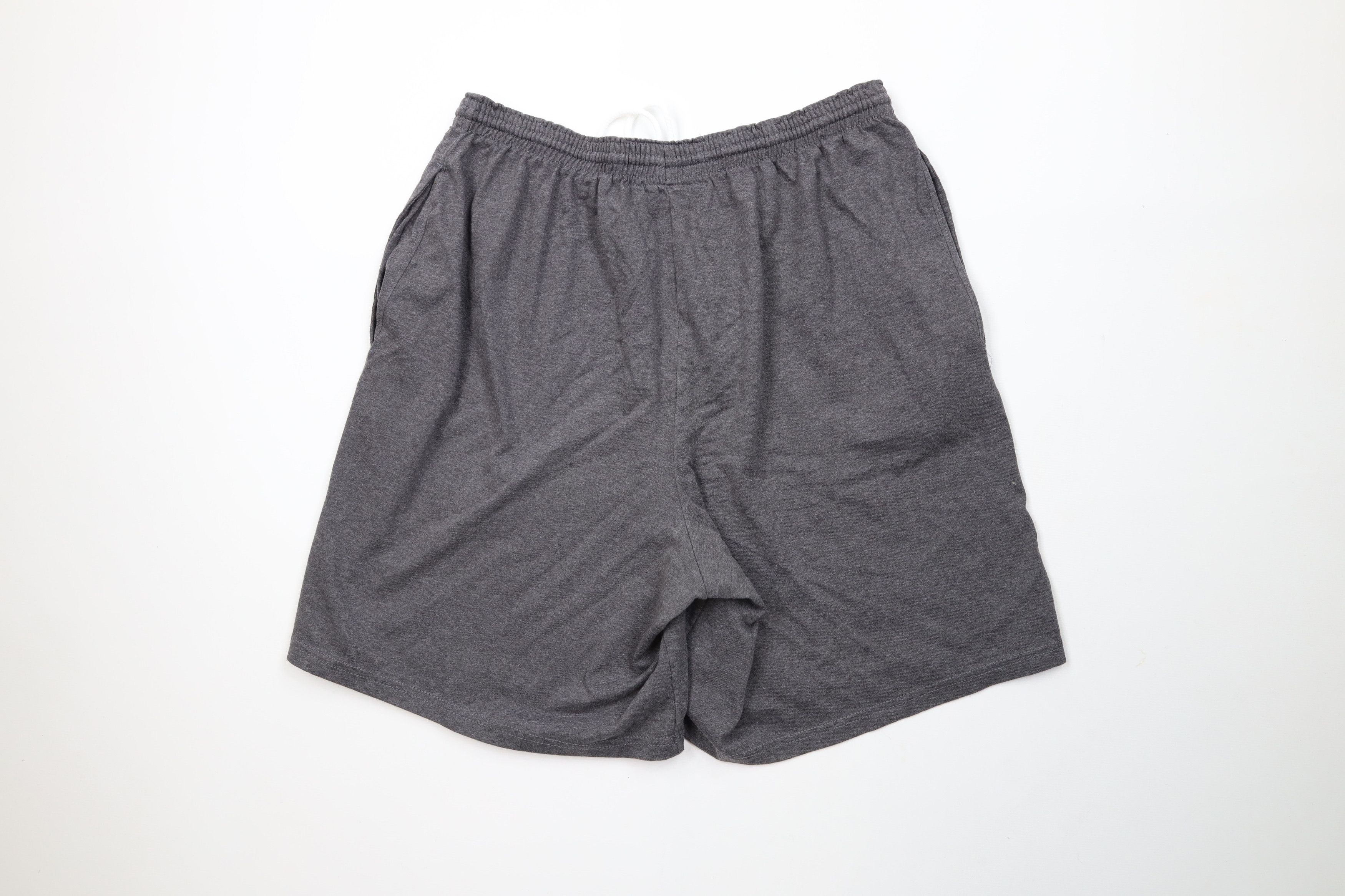 Champion × Vintage Vintage Champion Classic Logo Above Knee Shorts Heather Gray Size US 36 / EU 52 - 11 Thumbnail