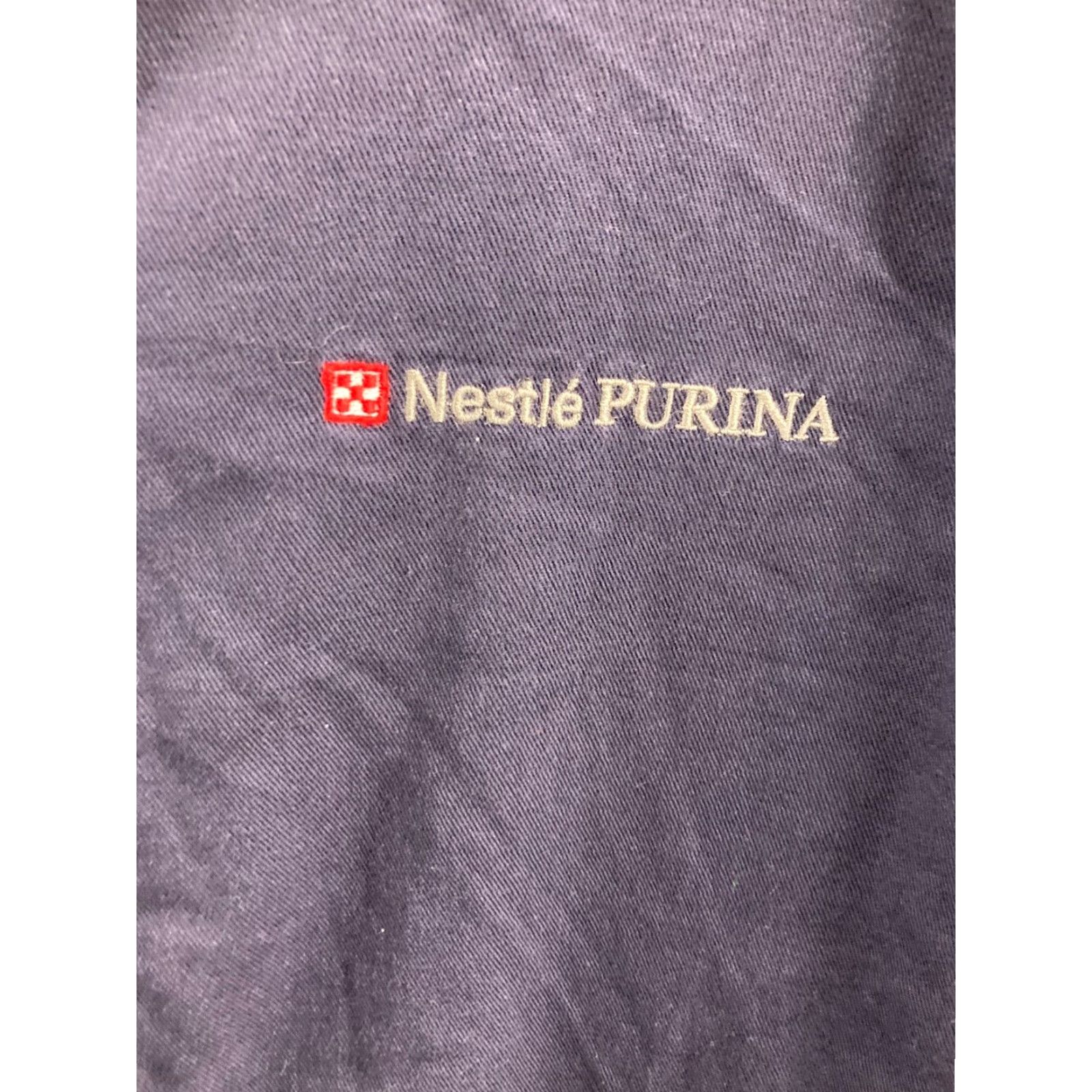 Vintage SteelGuard Shirt Mens XL Blue Cotton Blend FR 1XLR Nestle Purina Size US XL / EU 56 / 4 - 7 Thumbnail