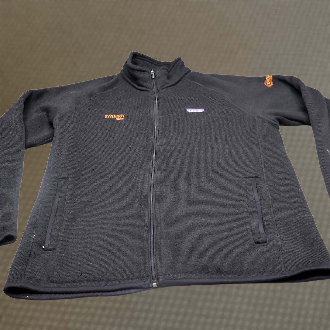 Patagonia Patagonia Better Sweater Jacket Mens XL Black Fleece Full Zip Knit LOGO Workwear Size US XL / EU 56 / 4 - 1 Thumbnail