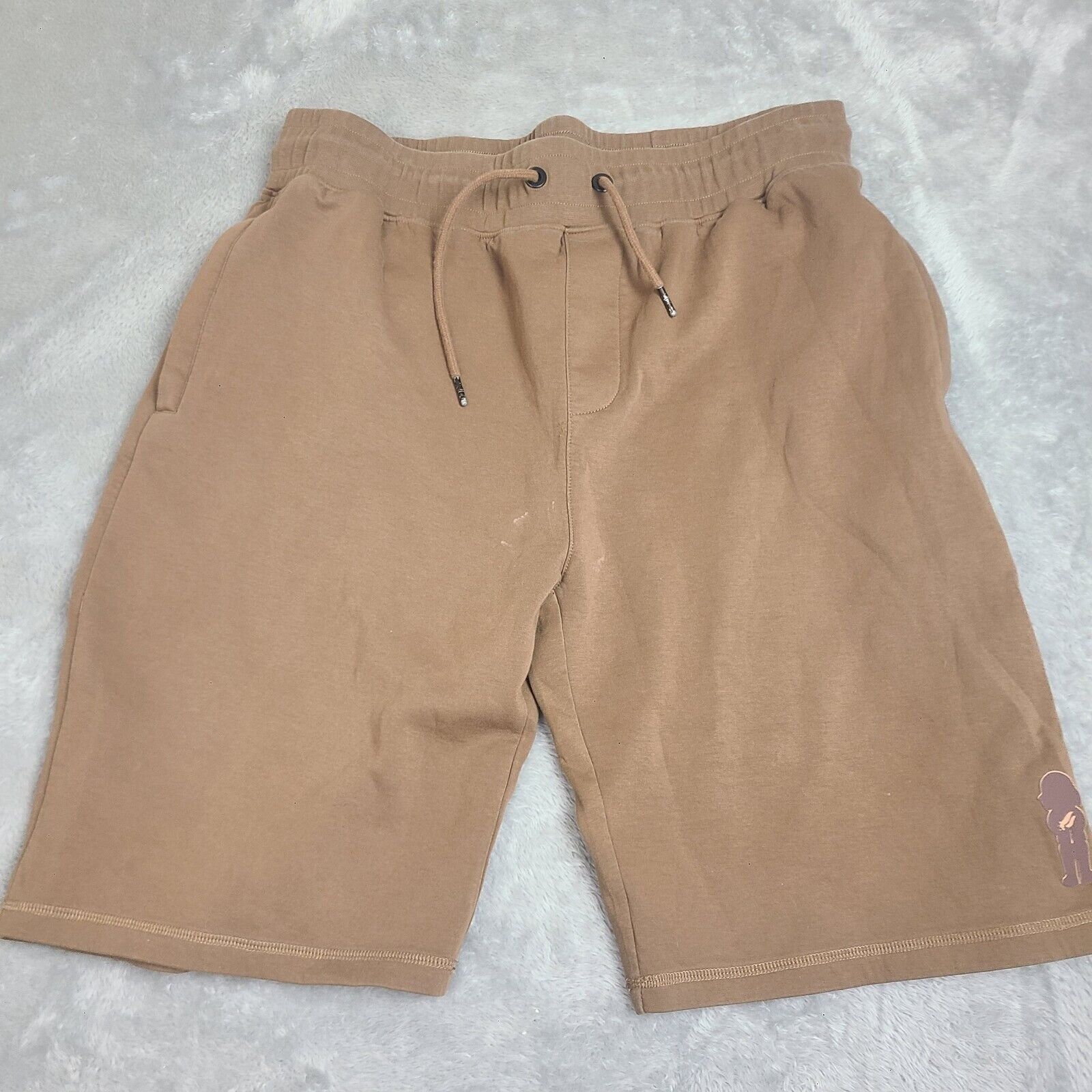 Vintage Lil Woo by Al Wissman Brown Shorts with Brown Logo Size Larg Size US 36 / EU 52 - 1 Thumbnail