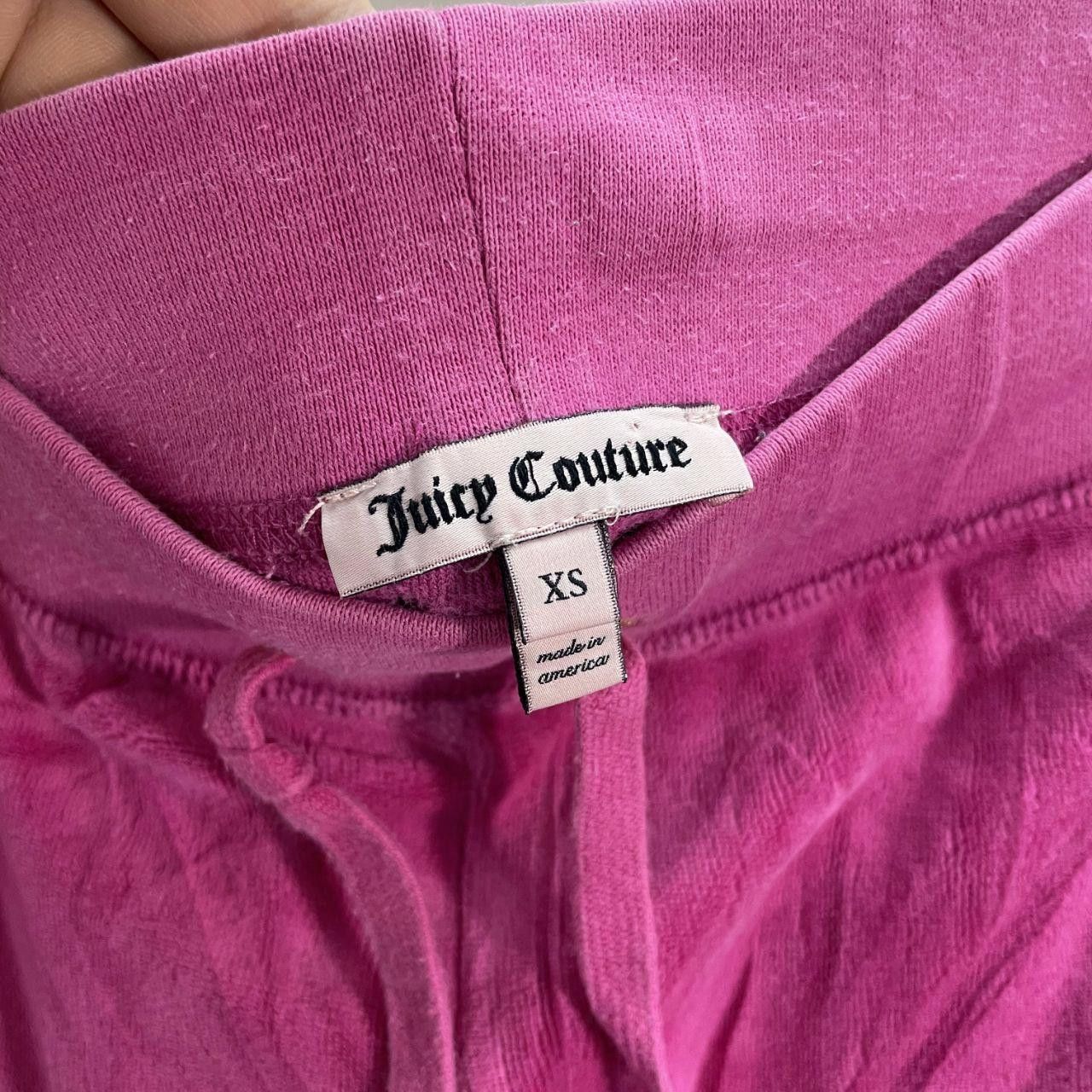 Juicy Couture Pink Juicy Couture Velour Track Pants Size 28" / US 6 / IT 42 - 2 Thumbnail