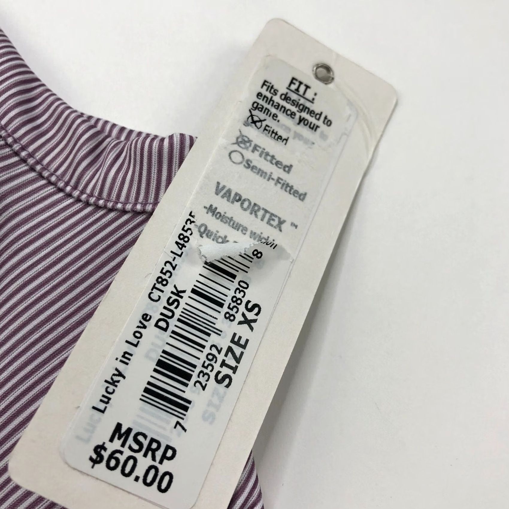 Vintage Lucky In Love XS Womens Activewear Tank Pullover Top Purple Sports Tennis Golf Athleisure Size XS / US 0-2 / IT 36-38 - 5 Thumbnail
