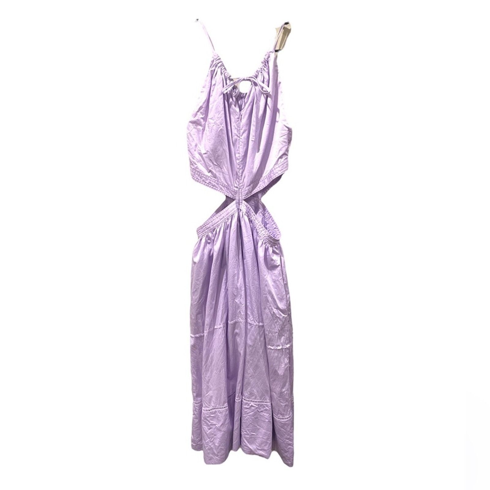 Designer Revolve Something Navy Cut Out Midi Dress in Purple M Size M / US 6-8 / IT 42-44 - 2 Thumbnail