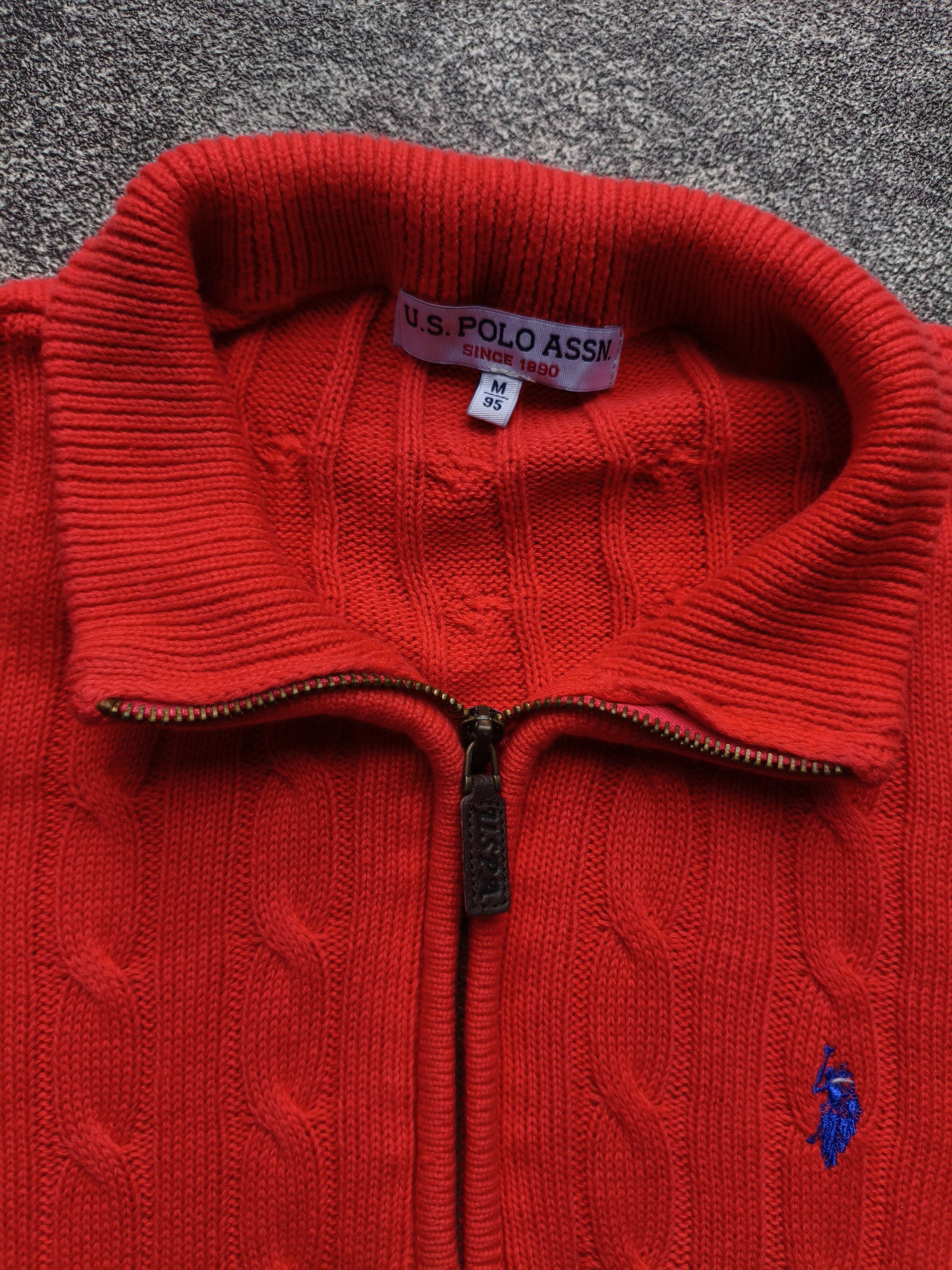 U.S. Polo Assn. Halfzip cable knit Size US M / EU 48-50 / 2 - 2 Thumbnail