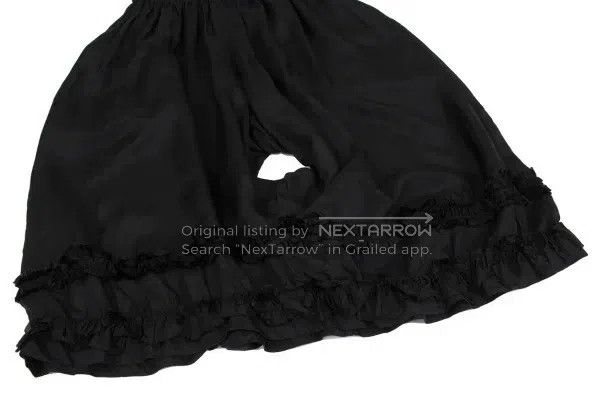 Comme des Garcons Comme Des Garcons size S Black retro lace pants Size 23" - 6 Thumbnail