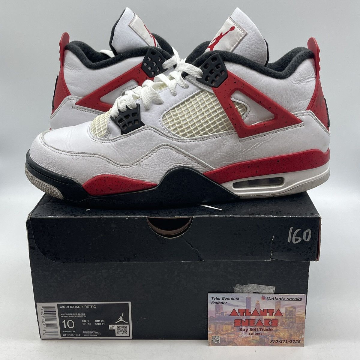 Jordan Brand Air Jordan 4 red cement Size US 10 / EU 43 - 1 Thumbnail