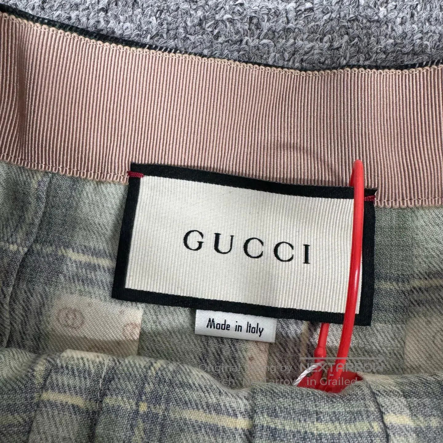 Gucci Guicci Double-G dark-patterned Scottish-style half-skirt| Size S / US 4 / IT 40 - 4 Thumbnail