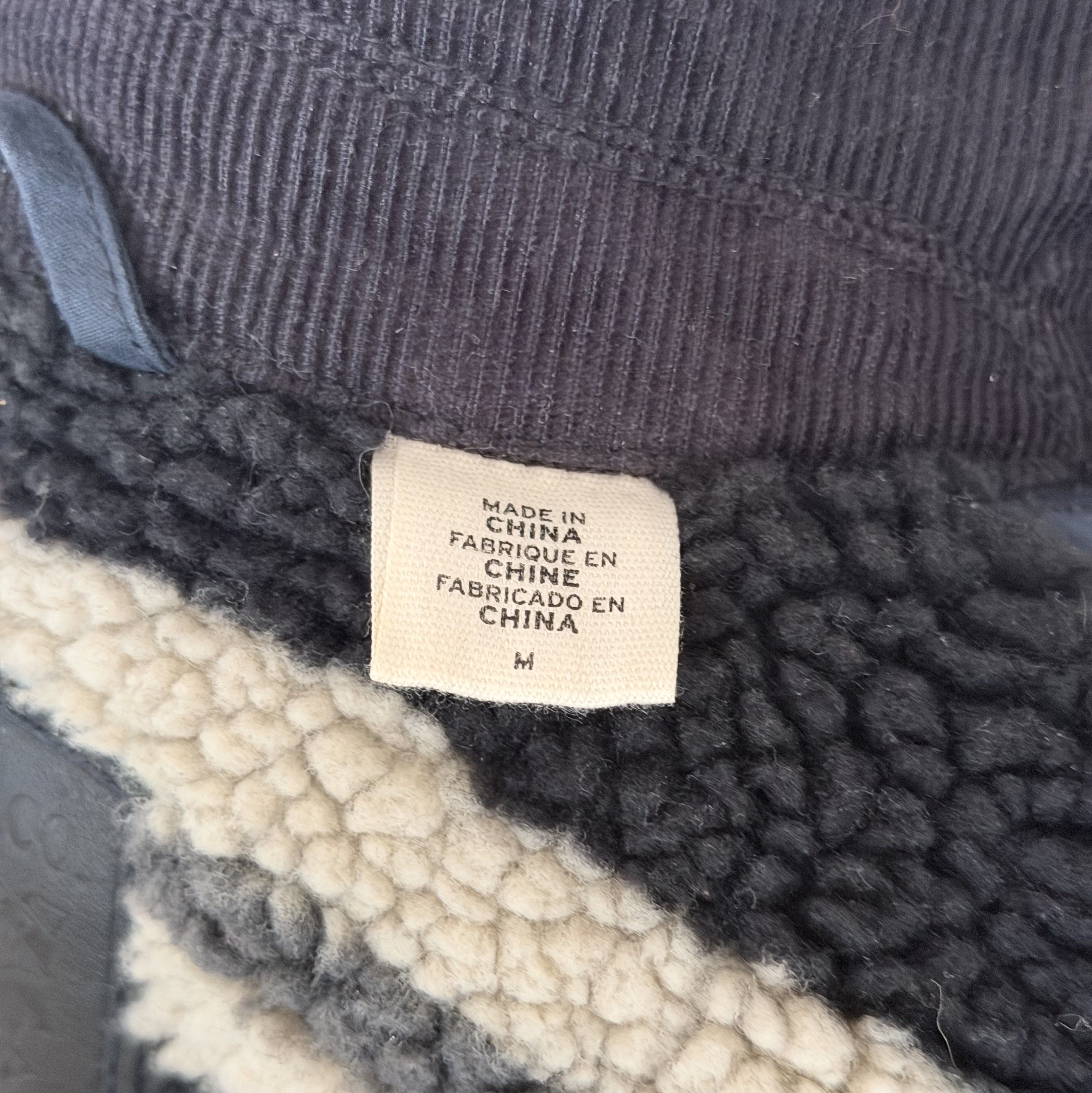 Levi's LEVIS Halley Stevensons Wax Sherpa Jacket Navy Waxed Cotton Size US M / EU 48-50 / 2 - 15 Thumbnail
