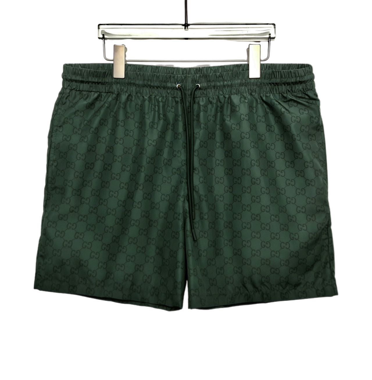 Gucci Gucci Green GG All-over Print Straight Swim Shorts K26WX Size US 36 / EU 52 - 1 Thumbnail