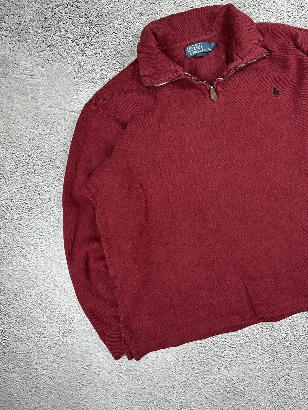 Polo Ralph Lauren Vintage Polo by Ralph Lauren 1/4 Zip Hoodie Knitwear Sweater Size US XL / EU 56 / 4 - 4 Thumbnail