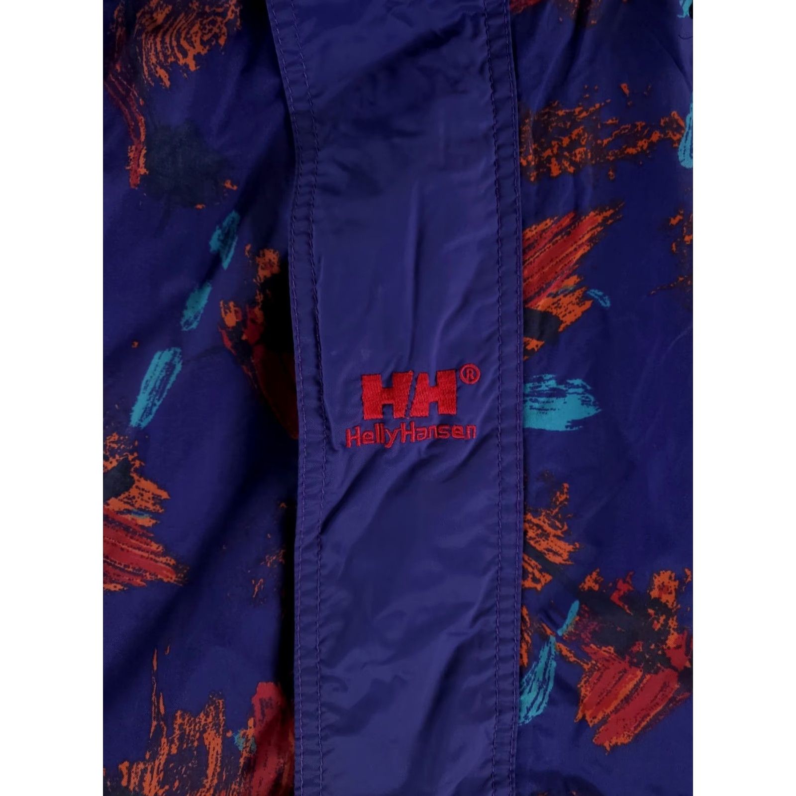 Helly Hansen VINTAGE Helly Hansen Sailing Jacket Purple Hooded Womens 2XL/XXL NylON 90s Americas Cup Size XXL / US 16-18 / IT 52-54 - 2 Thumbnail
