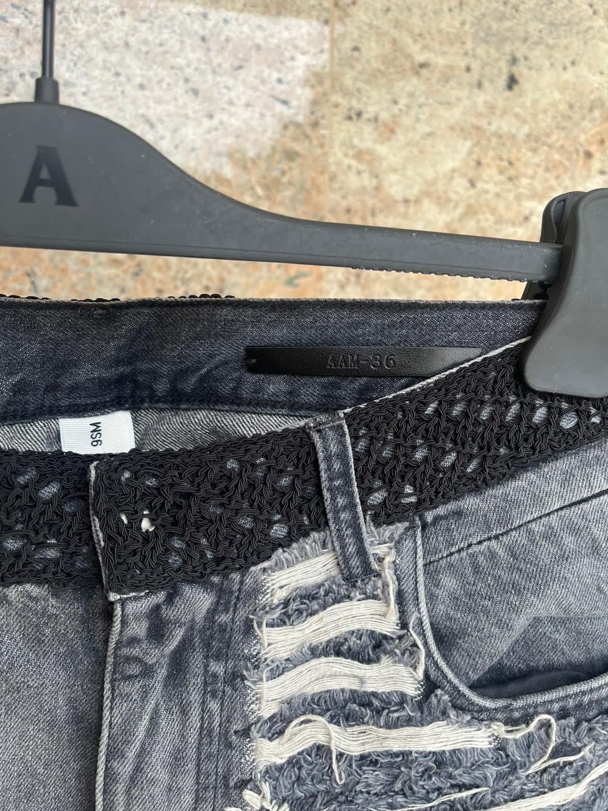 Alyx 6 Pocket Blackmeans Distressed & Frayed Denim in Black Size US 36 / EU 52 - 14 Thumbnail