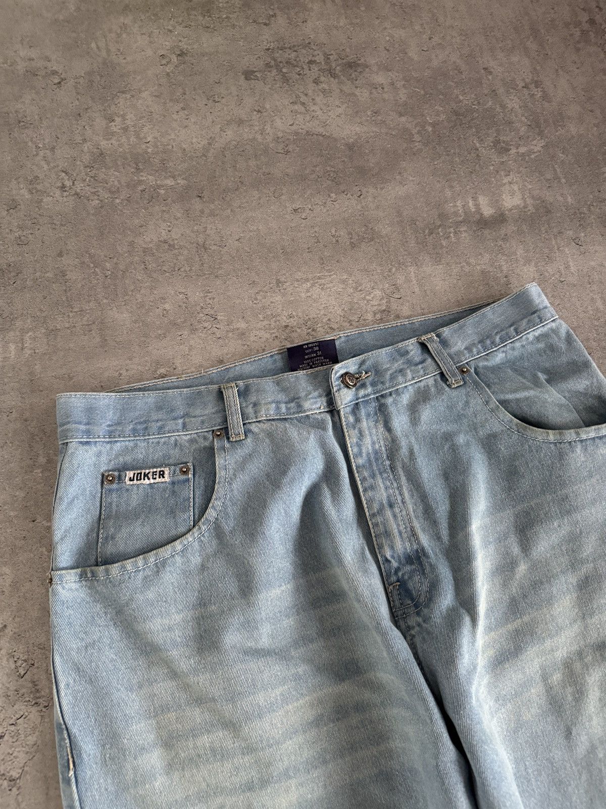 Rap Tees × Vintage Joker Hip Hop Brand baggy jeans denim wide leg logo rap Size US 38 / EU 54 - 7 Thumbnail