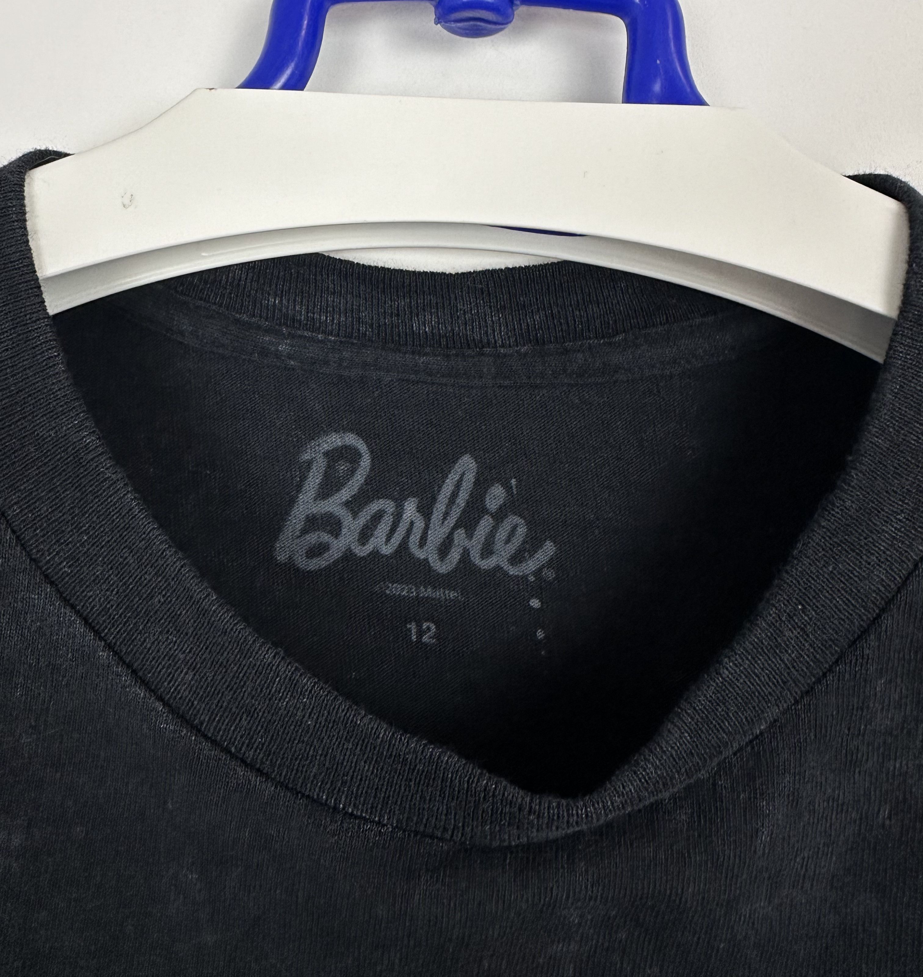 Vintage Barbie T-shirt men's black Size US L / EU 52-54 / 3 - 5 Thumbnail