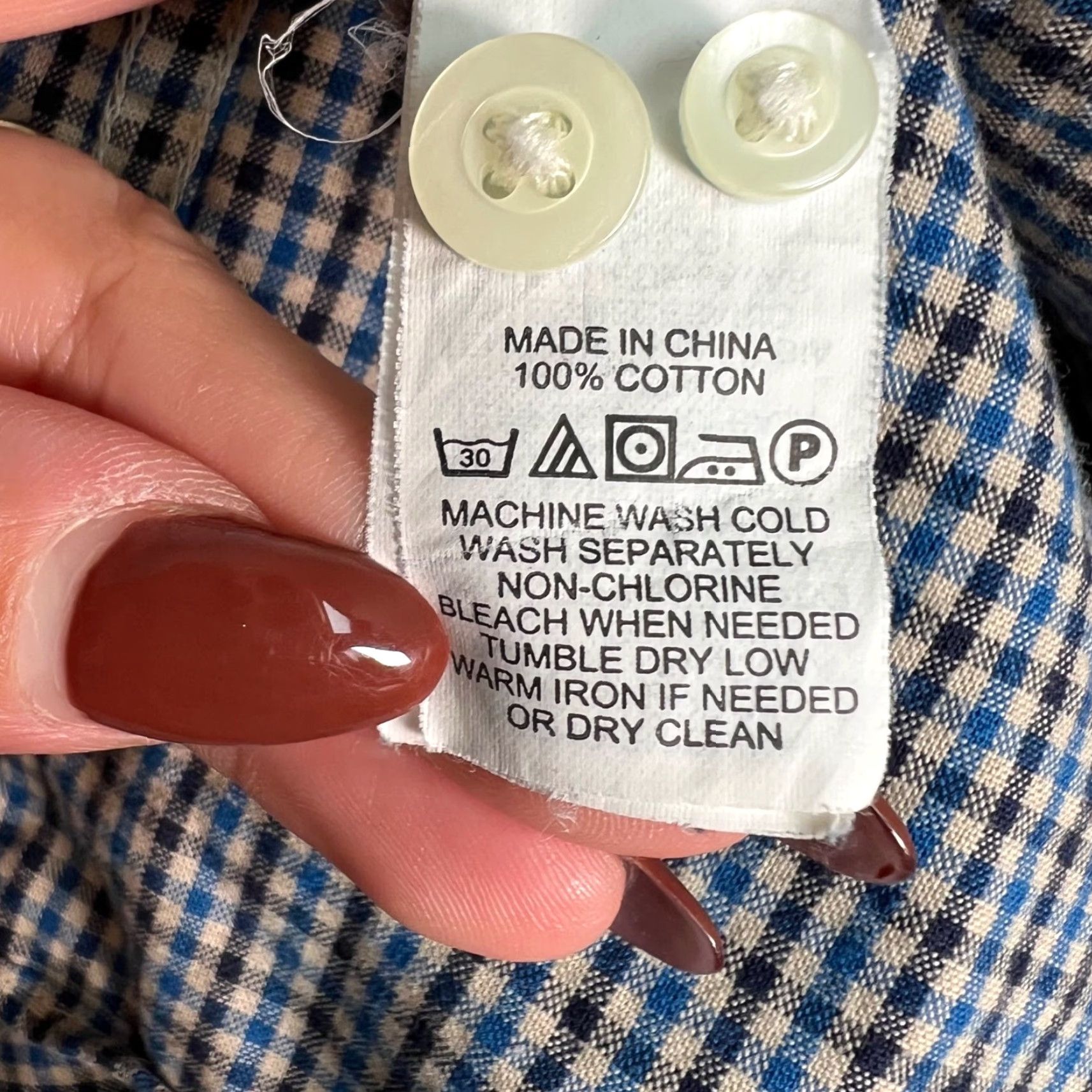 Vintage JACK SPADE Warren Street Shirt Mens Small Blue Gingham Button-Down 100% Cotton Size US S / EU 44-46 / 1 - 4 Thumbnail