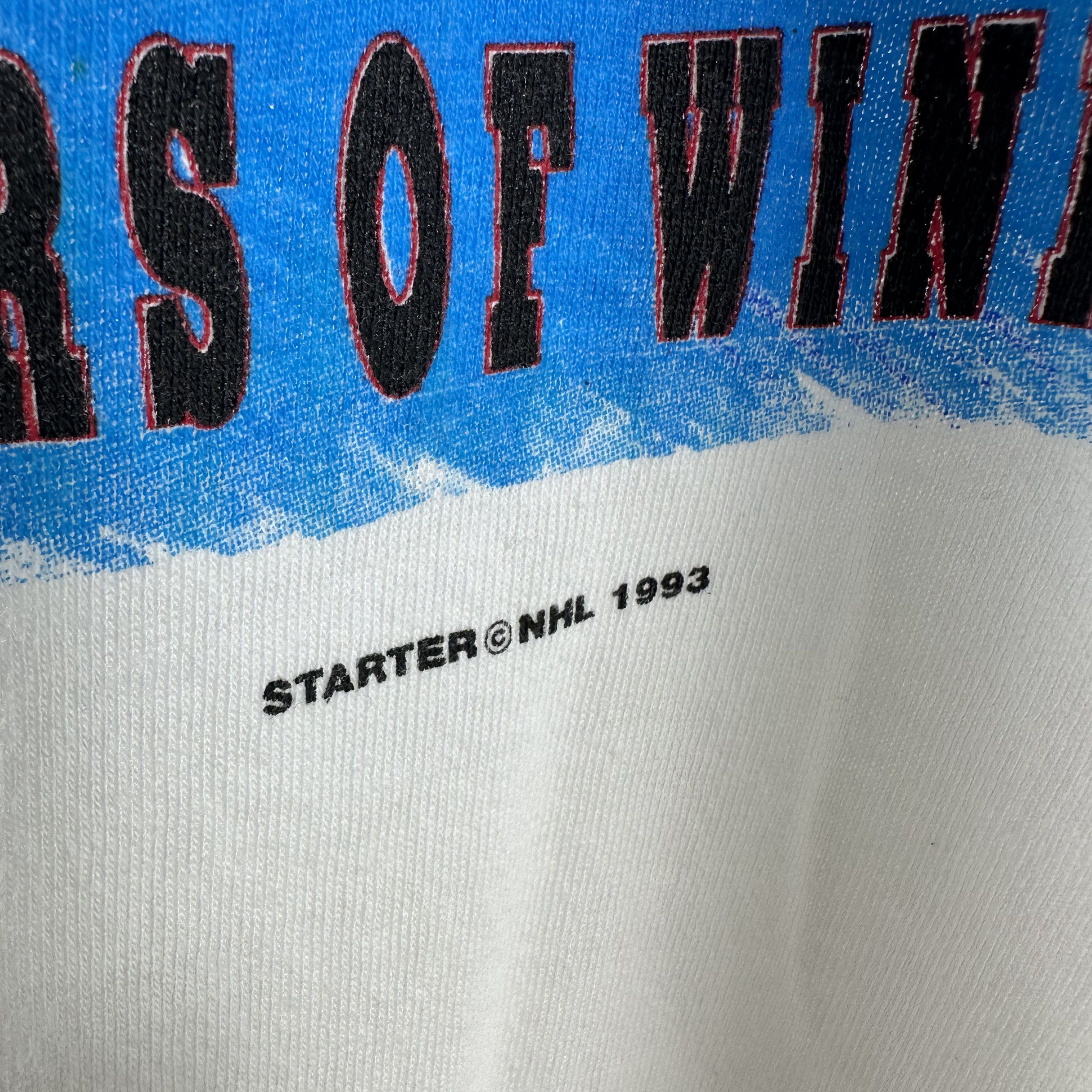 Vintage 90s Chicago Blackhawks NHL Stanley Cup Champions T-Shirt Size US M / EU 48-50 / 2 - 3 Thumbnail