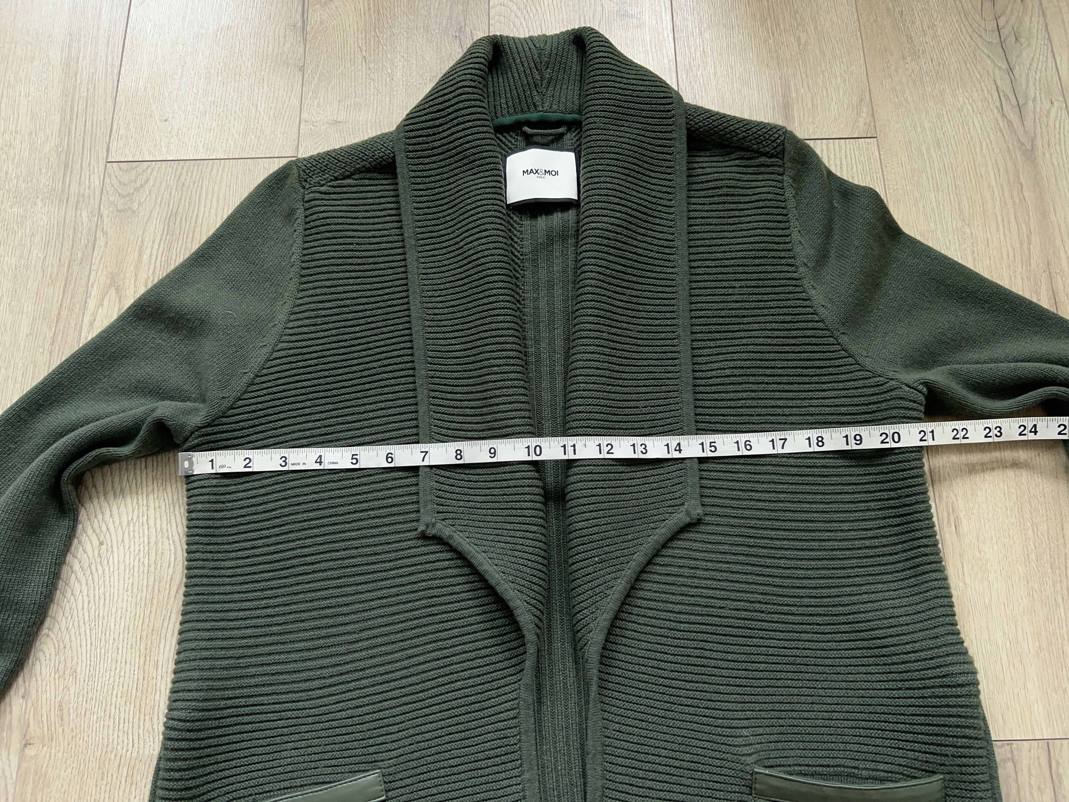 Designer Womens MAX & MOI Wool Cashmere Open Cardigan Sweater Size S / US 4 / IT 40 - 7 Thumbnail