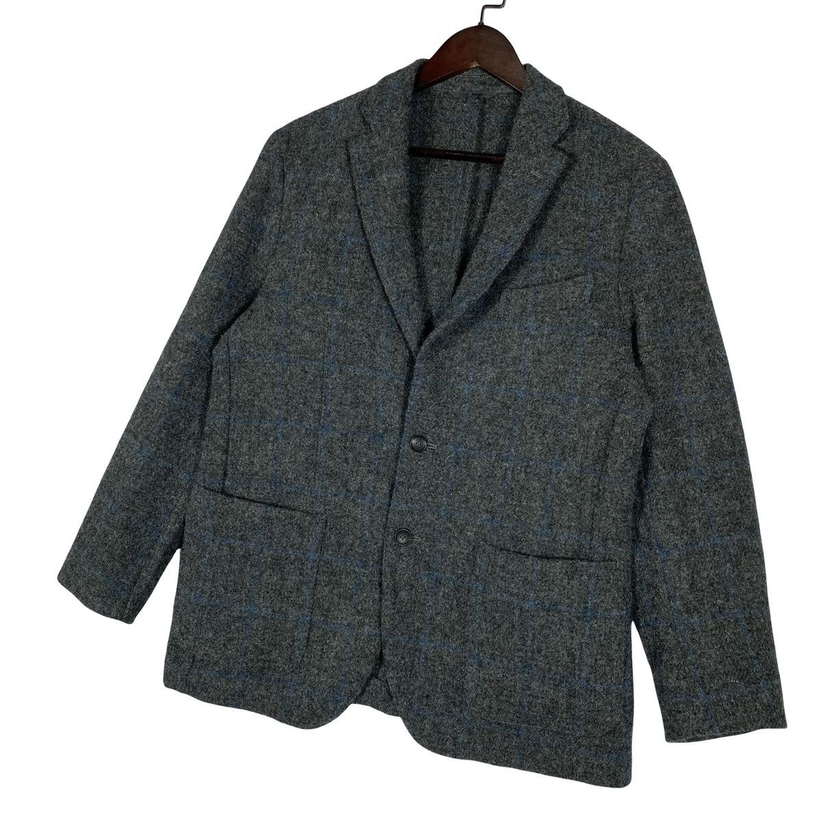 Harris Tweed Vintage FIDATO Harris Tweed Blazer Jacket Size 44S - 2 Thumbnail