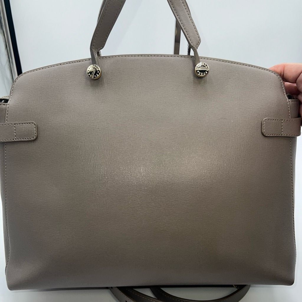 Furla Furla Agata Saffiano Leather Crossbody Bag in Sabbia Size ONE SIZE - 9 Thumbnail