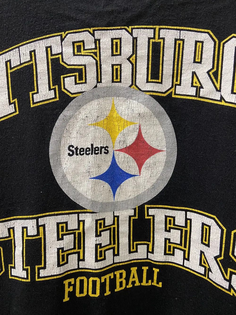 NFL VINTAGE PITTSBURG STEELERS Y2K FADED TEE JERSEY NY NFL SKATE Size US L / EU 52-54 / 3 - 12 Thumbnail