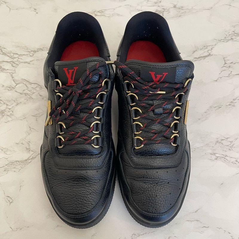 Louis Vuitton Louis Vuitton Stylish Black and Gold Trainers -2508 Size US 7.5 / EU 40-41 - 4 Thumbnail