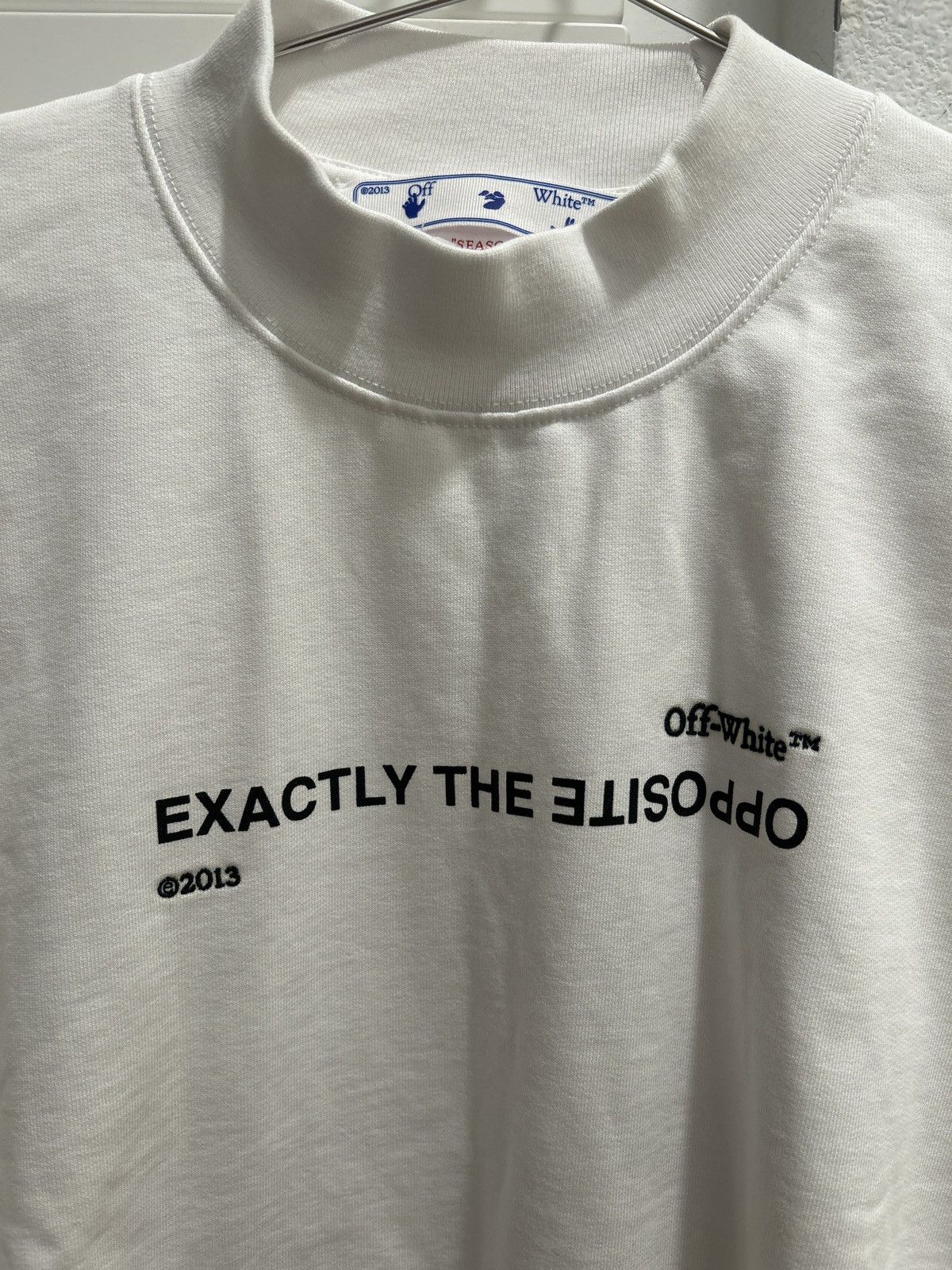 Off-White Off-White Exactly The Opposite Arrow Crewneck! Size US M / EU 48-50 / 2 - 3 Thumbnail
