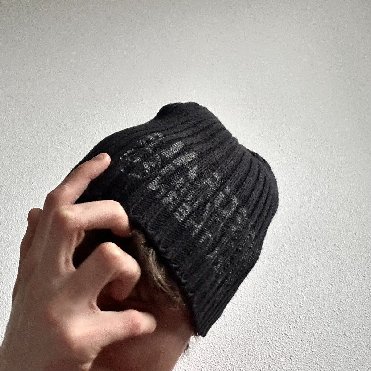 Hysteric Glamour × Undercover Japan Integrale Yohji Yamamoto Vibe Ribbed Hat Beanie Size ONE SIZE - 4 Thumbnail